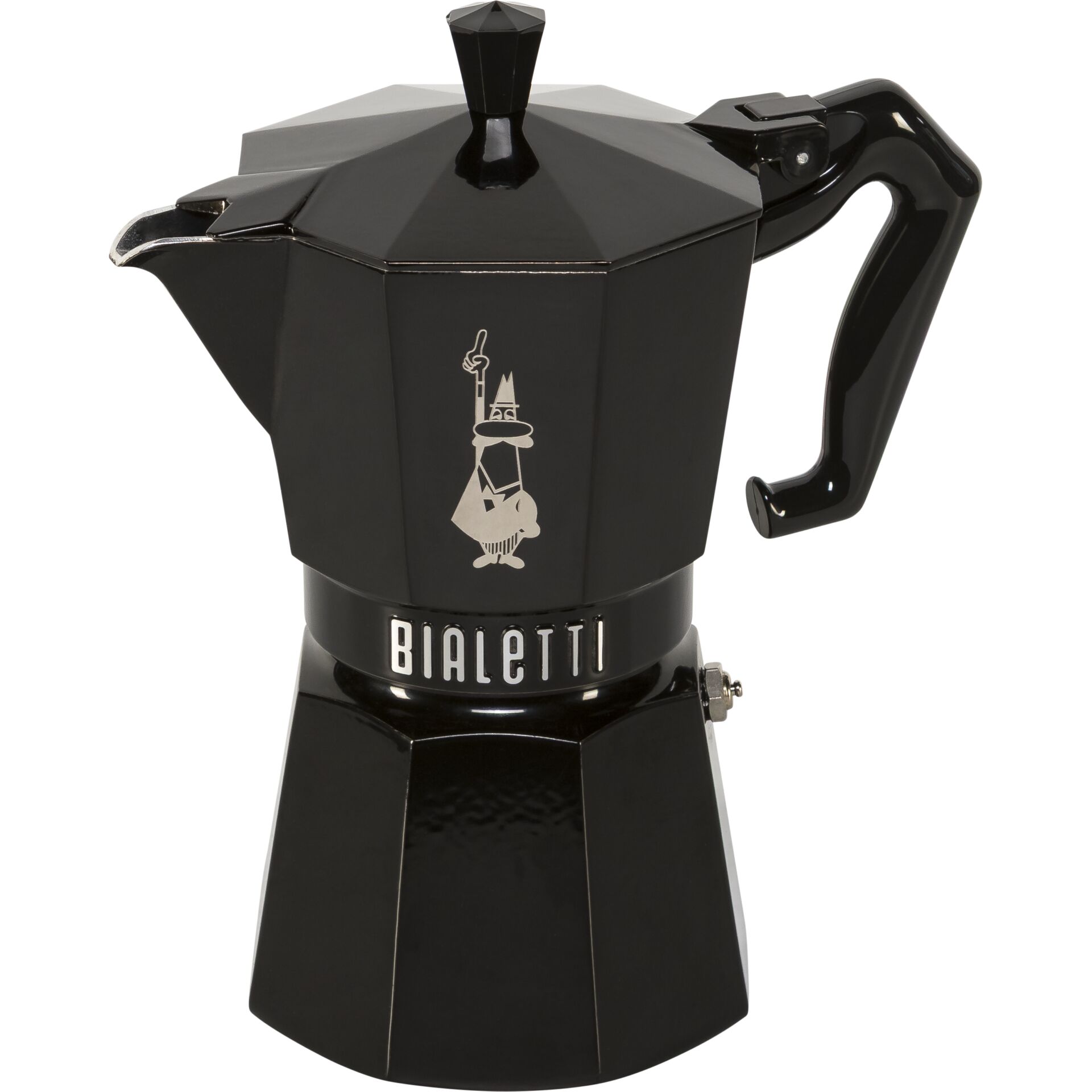 Kaffeemaschine, Espressokocher, Mantel Cafè, Italienisch Stil, Schwarz