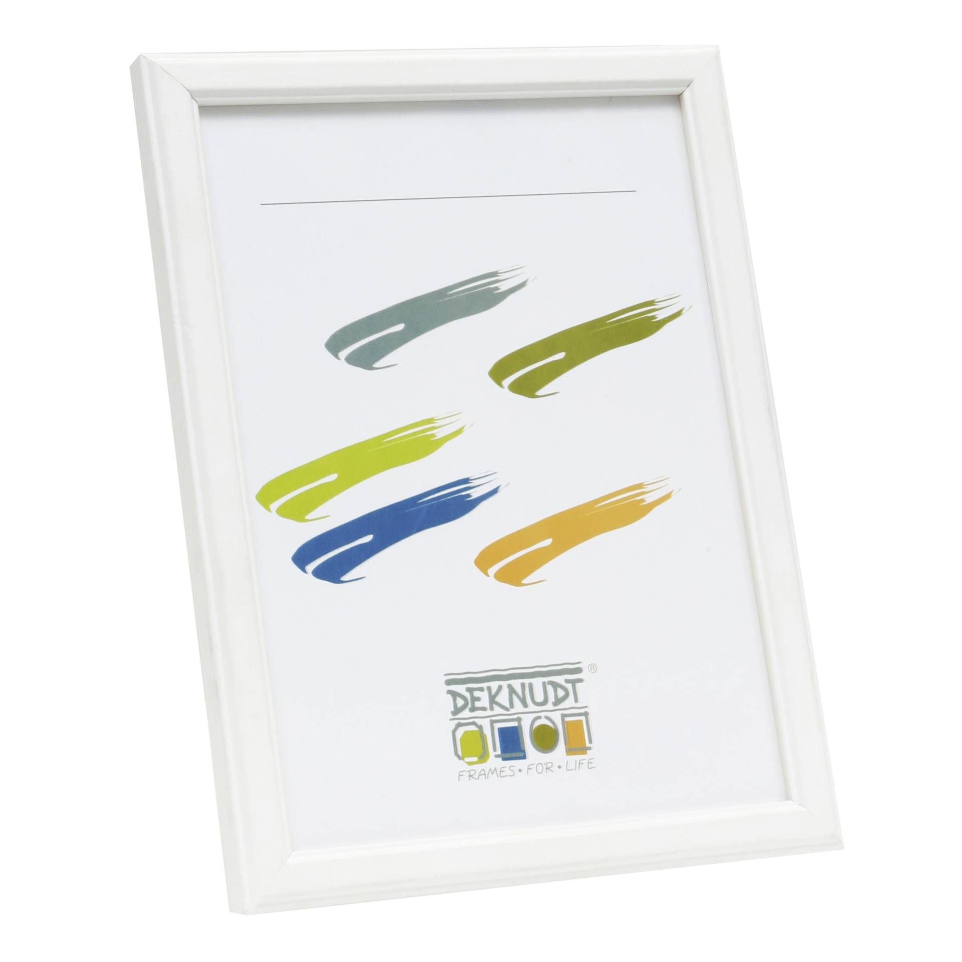 Deknudt S236K1    DIN A4 21x29,7  Holzrahmen in weiß