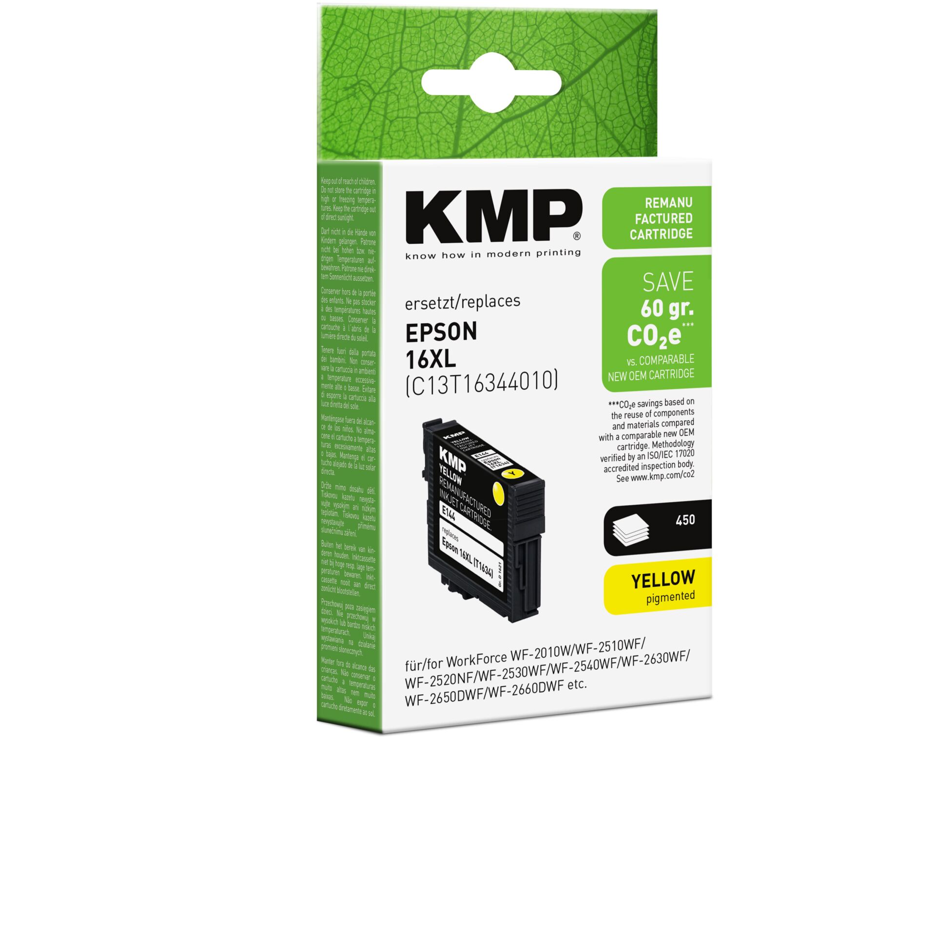 Adapter, Elektronik, Computer-Ausrüstung, Computerausrüstung, QR-Code, Tintenpatrone, Gelb, Epson, KMP, Patrone