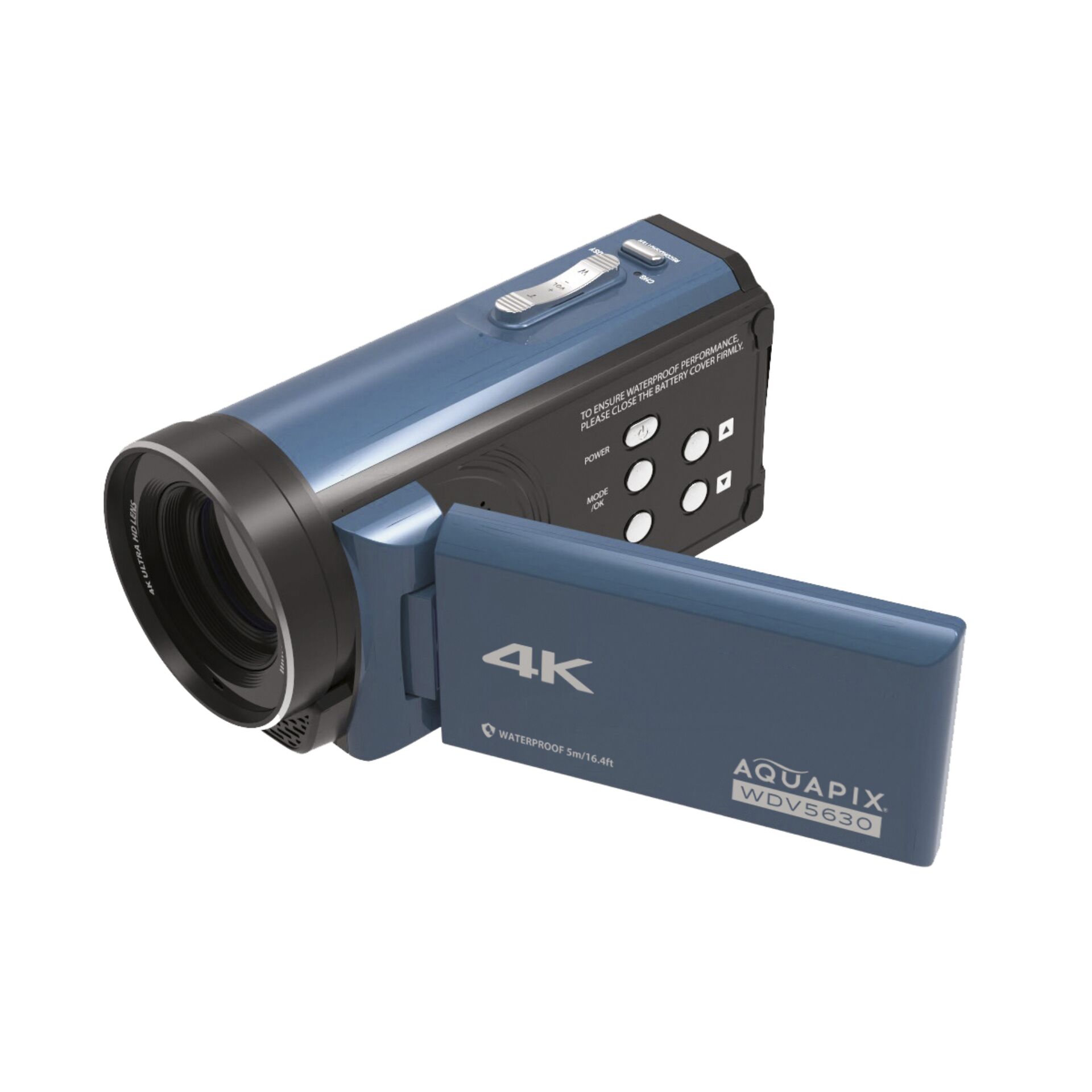 Easypix Aquapix WDV5630 GreyBlue Kamera, Elektronik, Videokamera