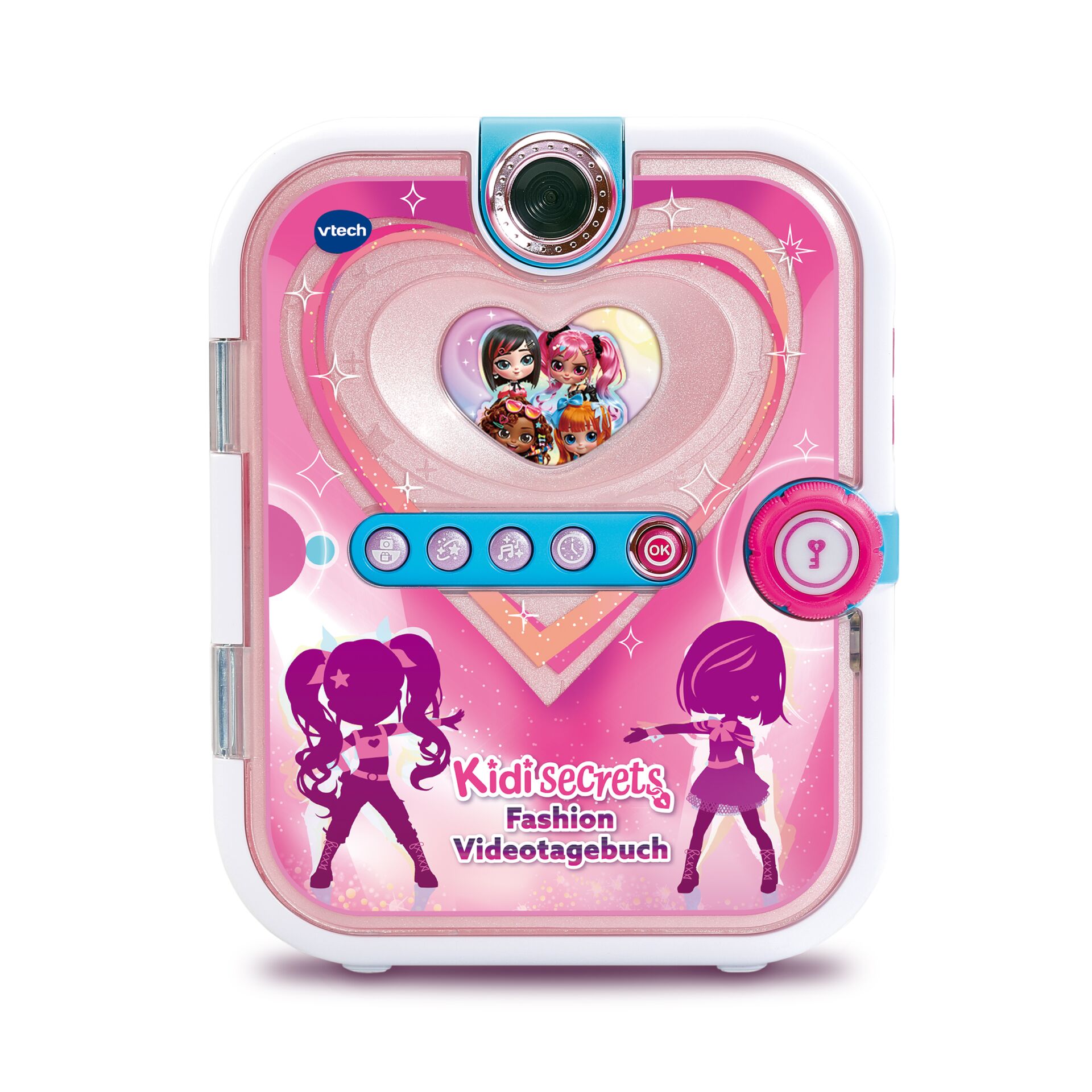Kinderkamera, Fashion, Pink, Herzform, Spielzeugkamera