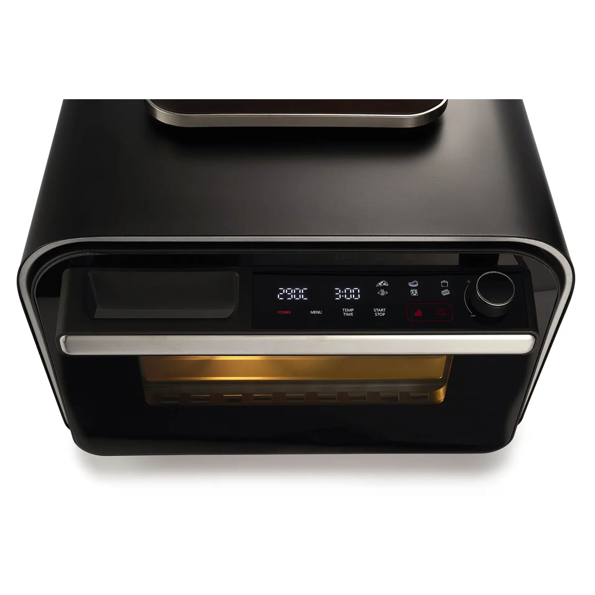 Backofen, Dunstabzug, Digitaldisplay, Schwarz, Einbau