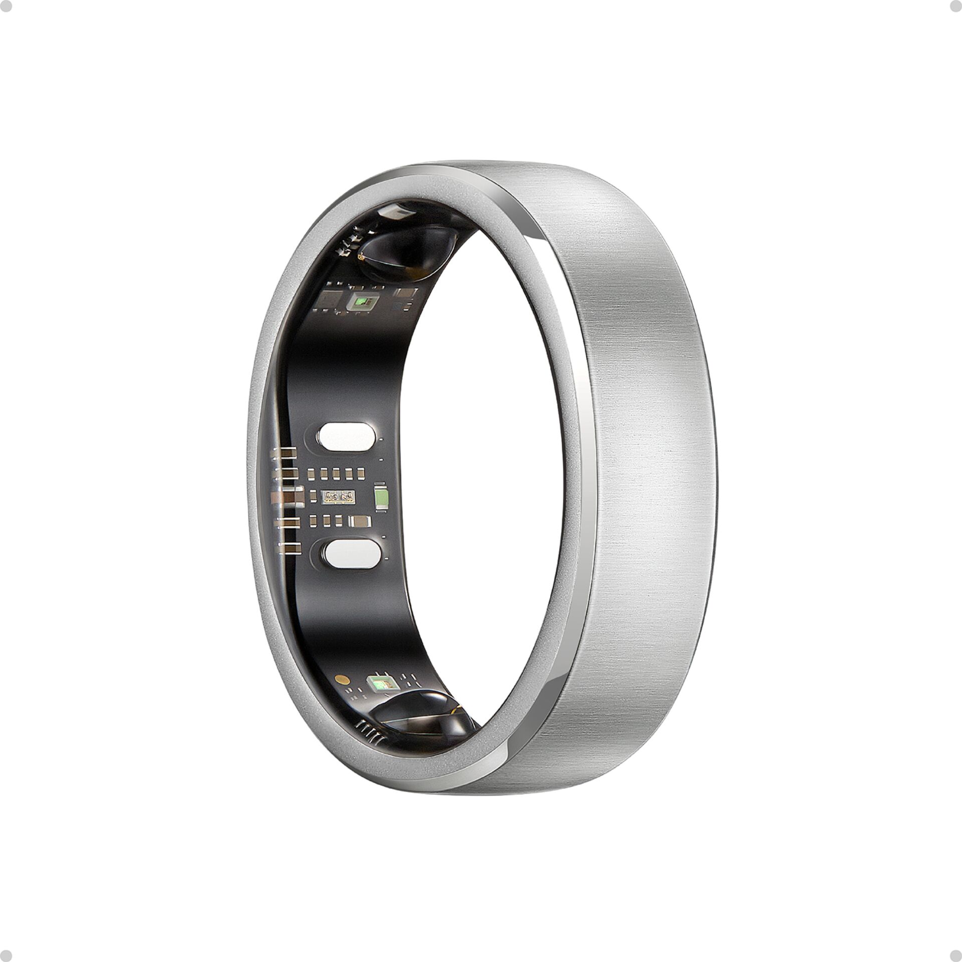 ring, smartband, fitness, metal, silber