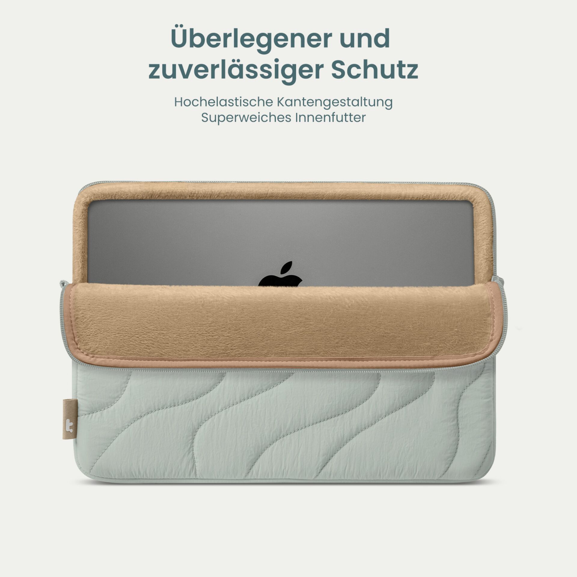 Hülle, Laptop-Hülle, Kunstleder, Quilted, Taschengestaltung