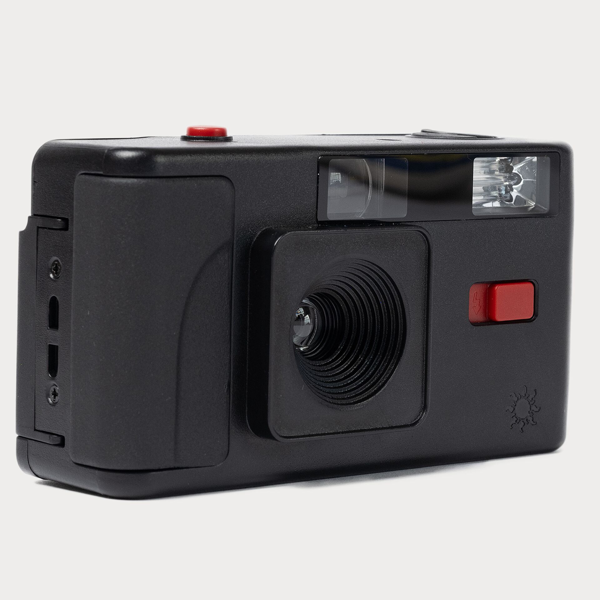 Mini-Kamera, Point-and-Shoot, Sucher, Objektiv, Blitz