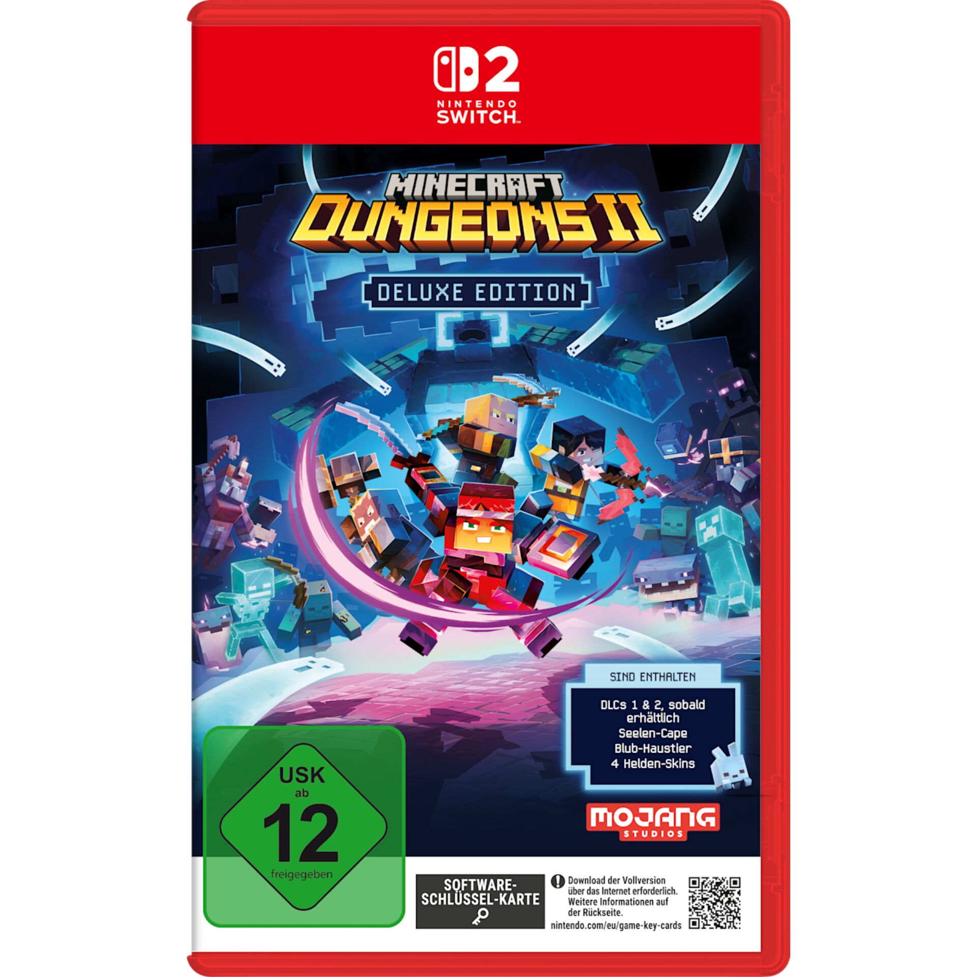 Nintendo Switch Spiel, Minecraft, Dungeons II, Deluxe Edition, USK 12