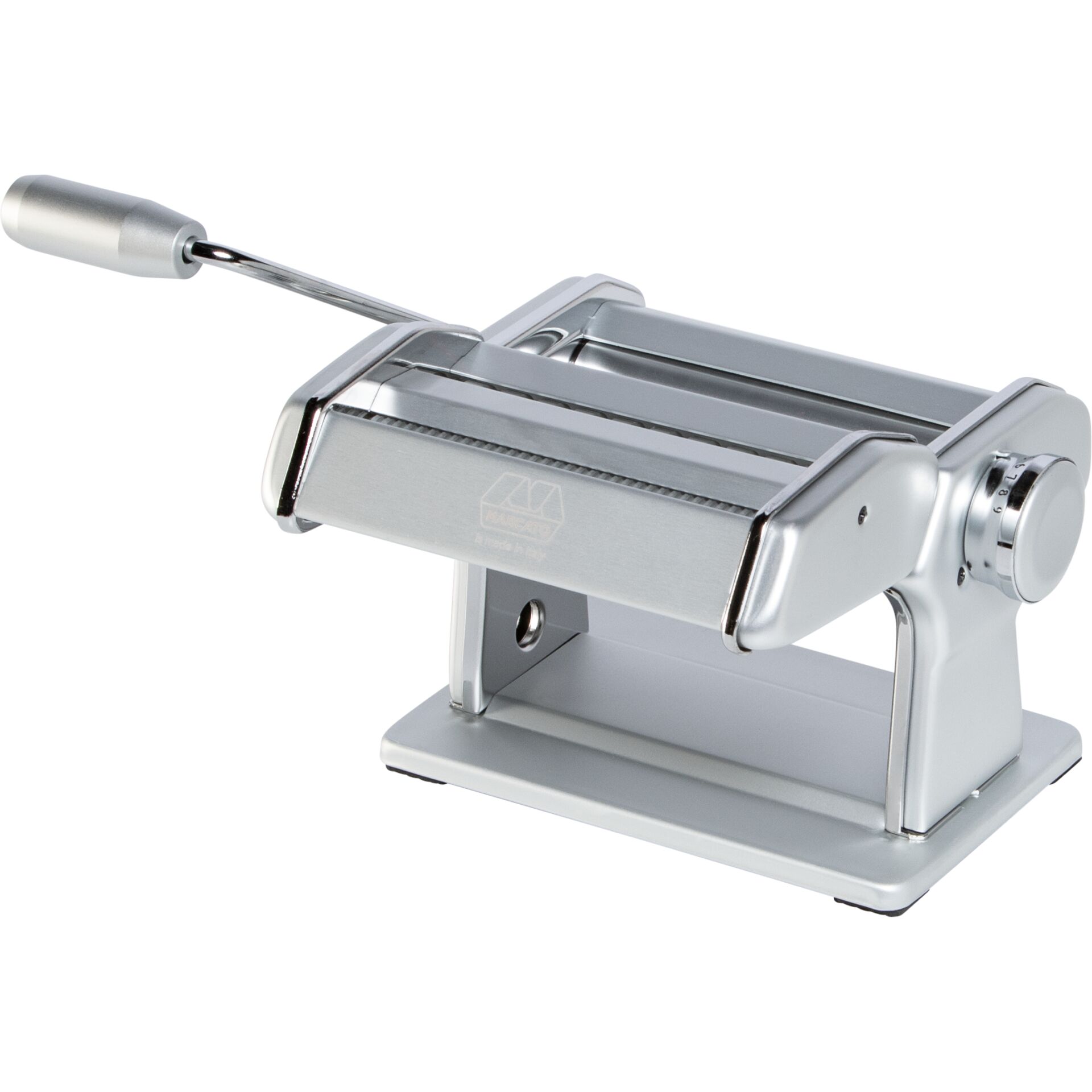 Pasta-Maschine, manuelle Pasta-Maschine, Edelstahl, Silber, Küchen-Gadget