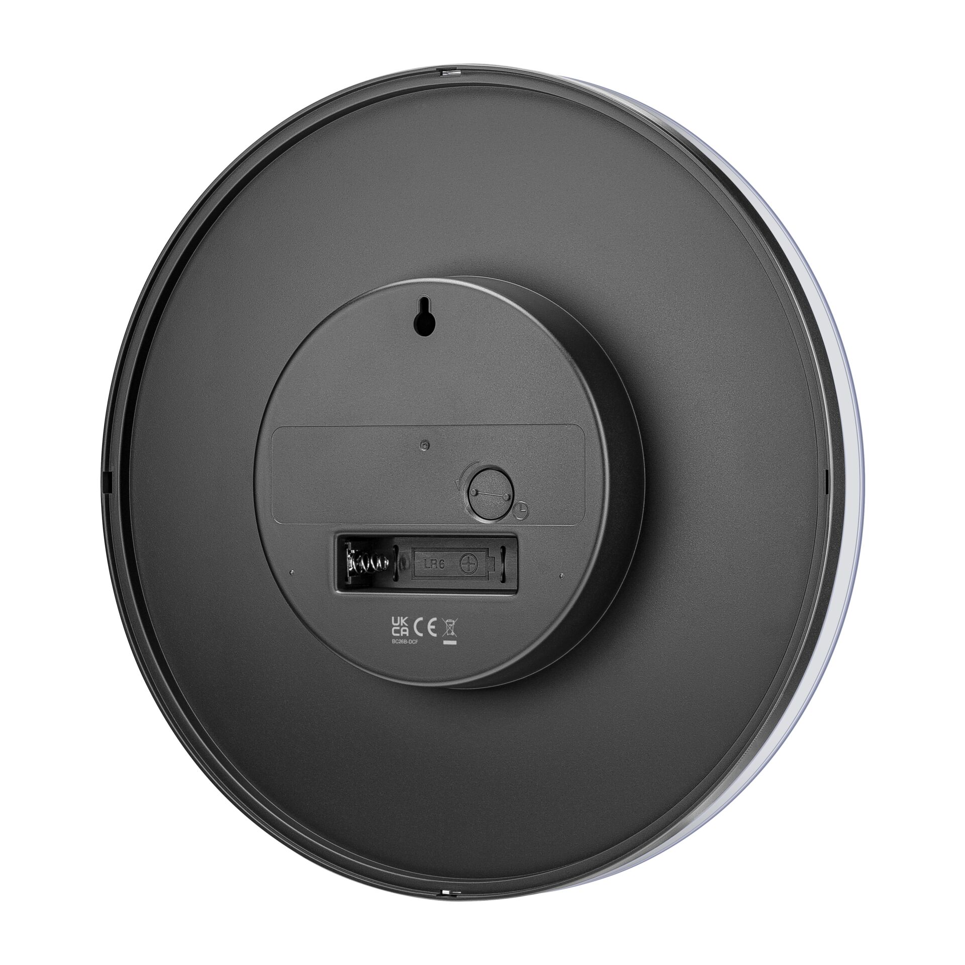 Wandhalterung, Rundplatte, Batteriefach, Beleuchtungseigenschaft, Schwarze Farbe
