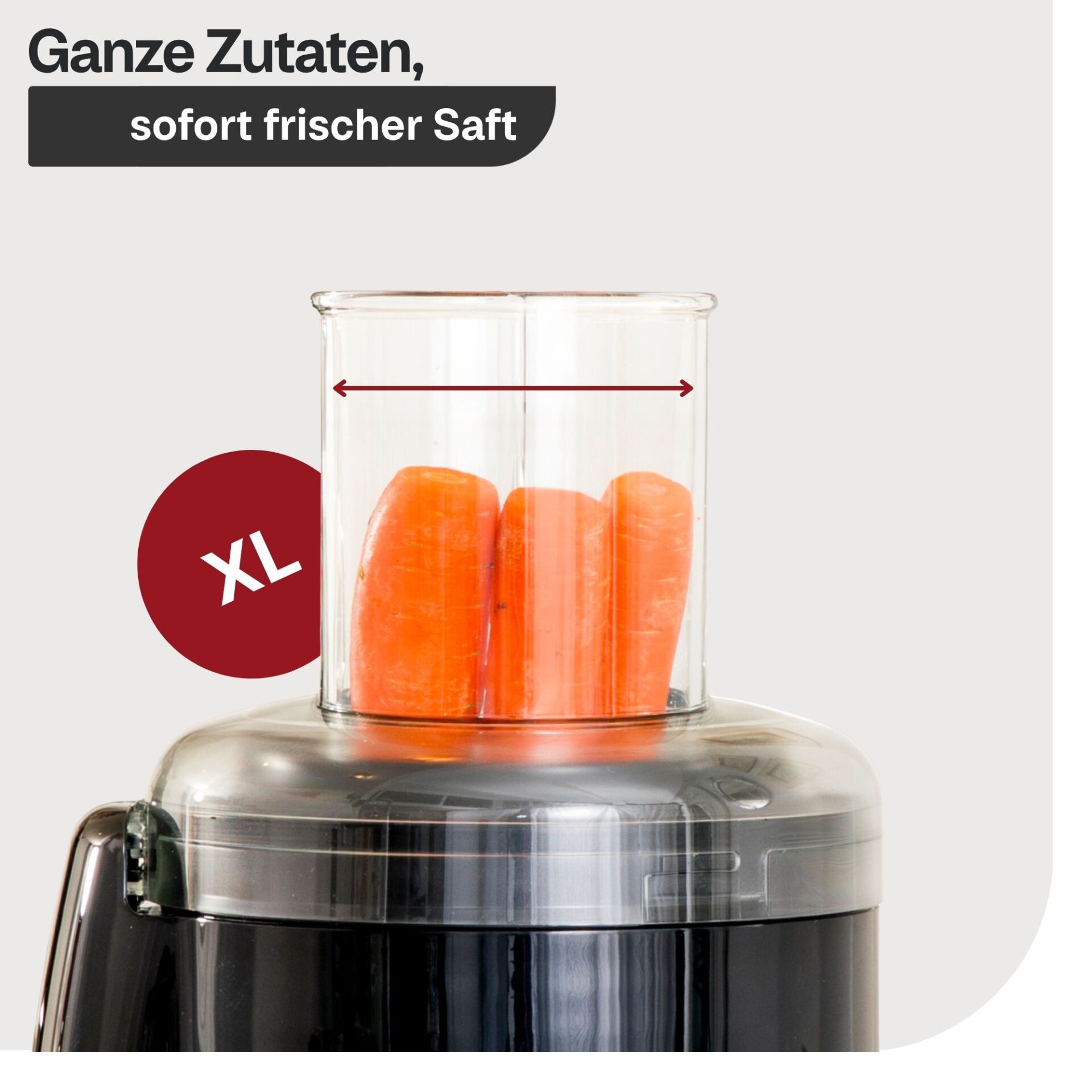 Küche, Saft, Schlürfer, Karotten, XL-Portion