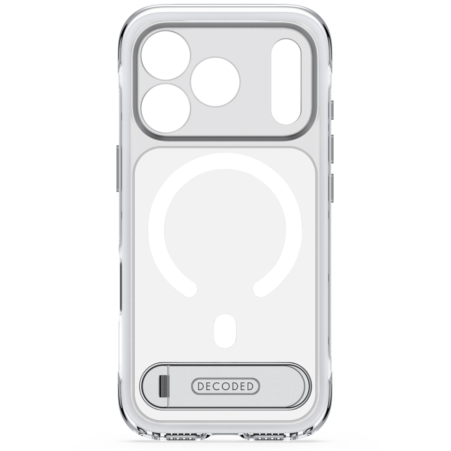 Case, iPhone Hülle, klar, Magnet-Ring, Kamera Aussparungen