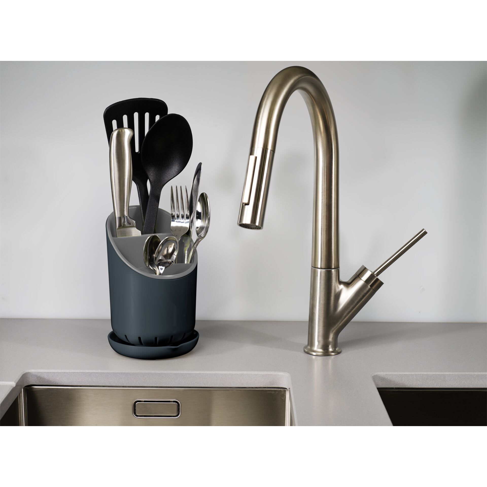 Besteck, Spüle, Waschbeckenhahn, Löffel