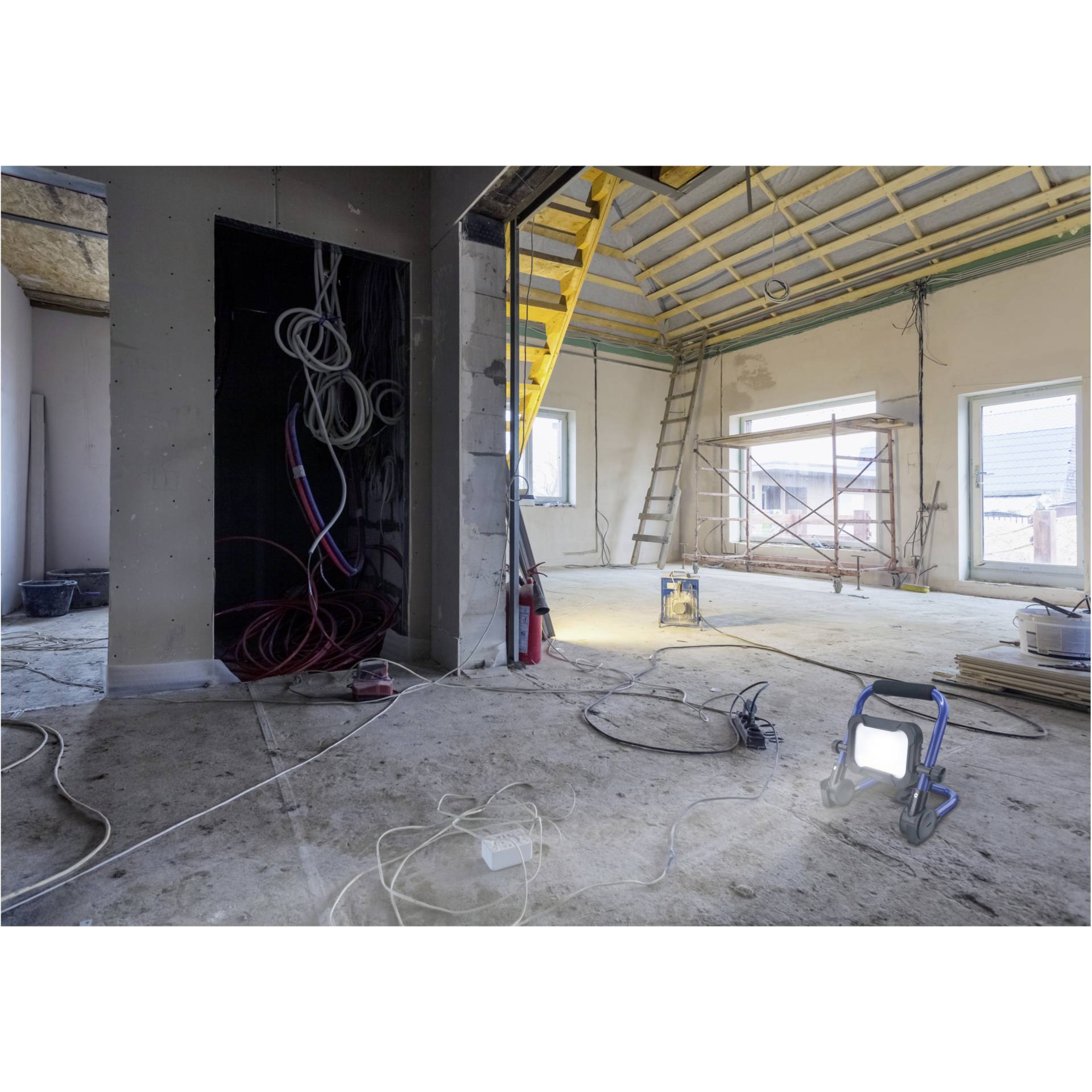 Drinnen, Innenarchitektur, Fußboden, Renovierungsarbeiten