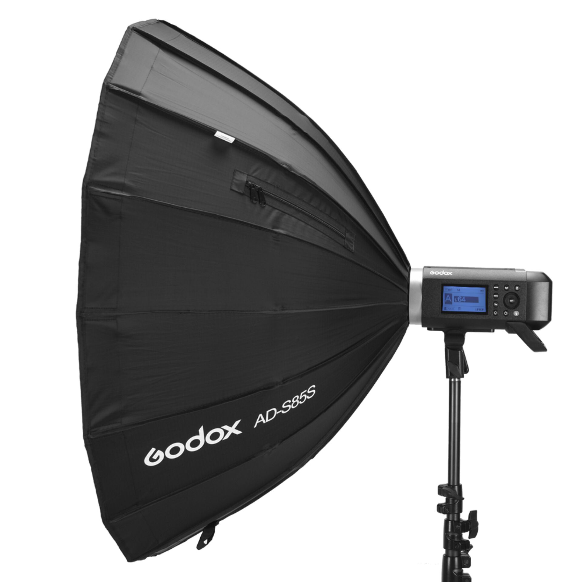 Sofortlichtstrecke, Softbox, Godox, AD-S85S, Schulterstativ