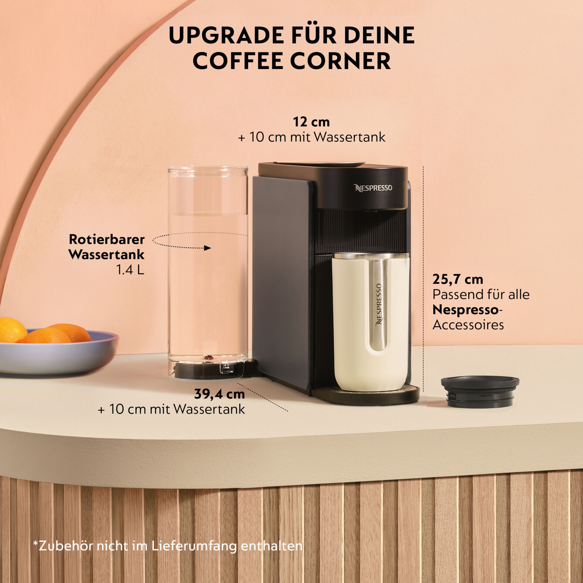 Kaffeemaschine, Nespresso, Kapselspender, Wassertank, Kaffeemaschine