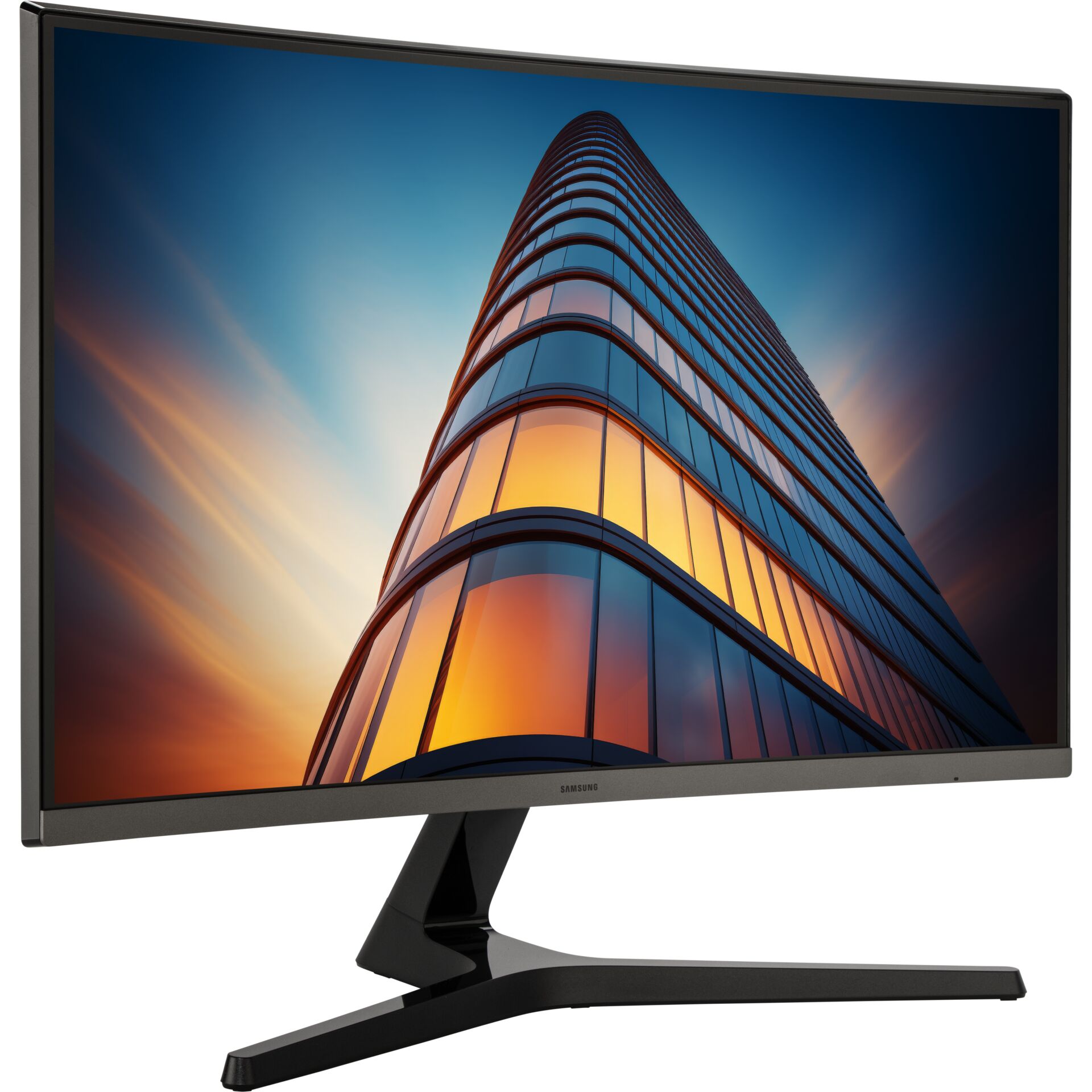 monitor, LED, ultra-wide?, curved?, black stand