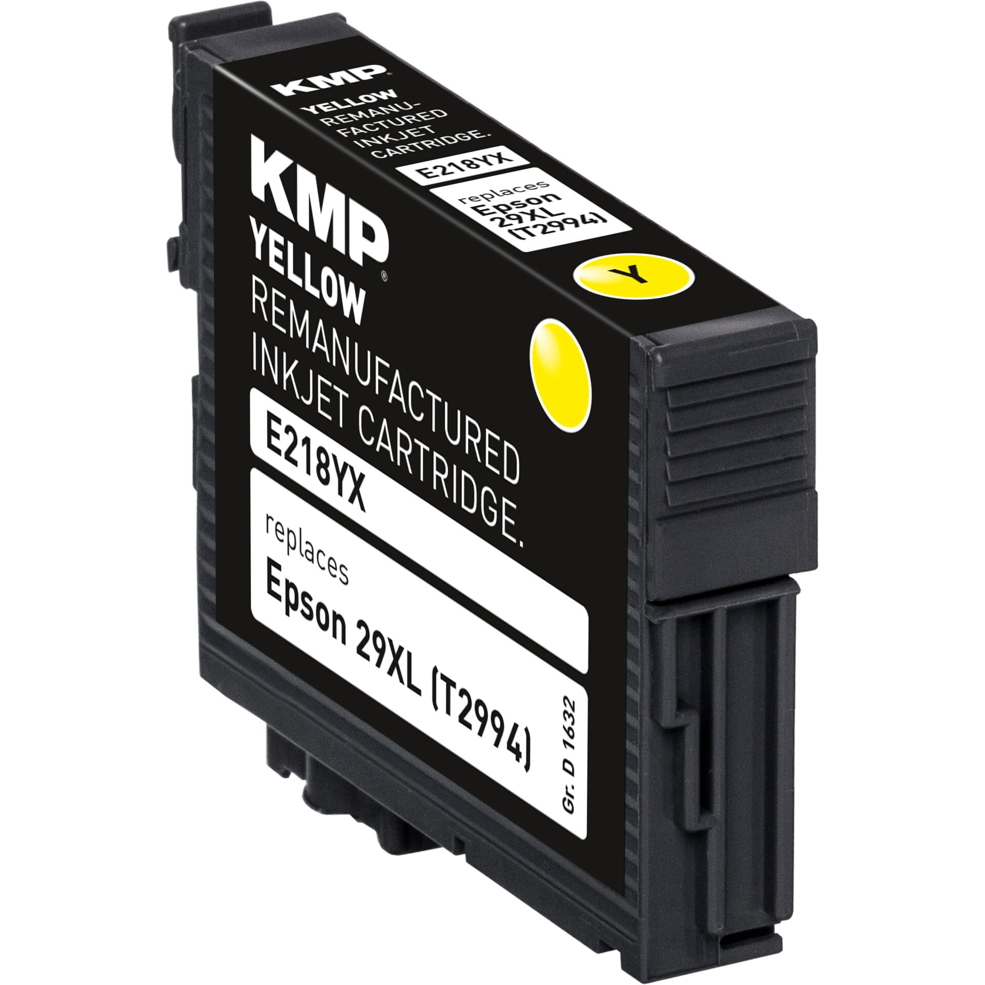 Adapter, Elektronik, Tintenpatrone, Yellow, Tintenjet, KMP, E218YX
