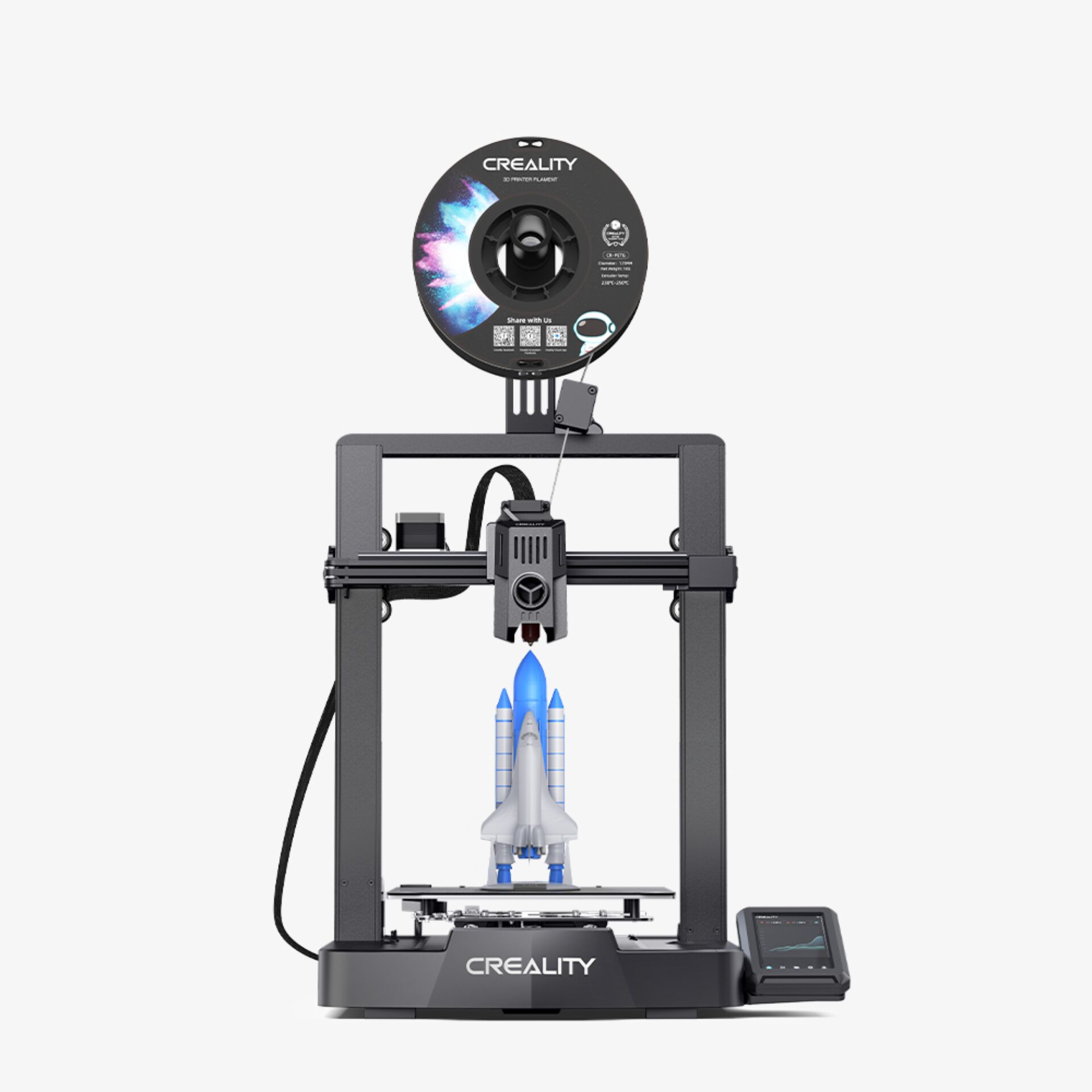 3D-Drucker, Kunststoffrahmen, FDM-Drucker, Raumschiff-Modelle, Filament-Spule