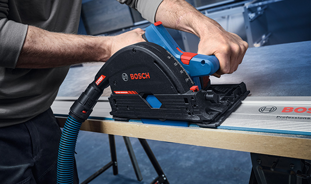 Kreissäge, Stichsäge, Bosch, Schnittführung, Verbindungsschlauch