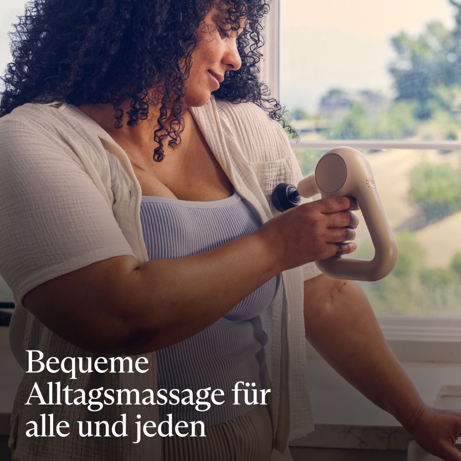 Massage, Massagepistole, handheld, percussiv, rutschfesteGriff