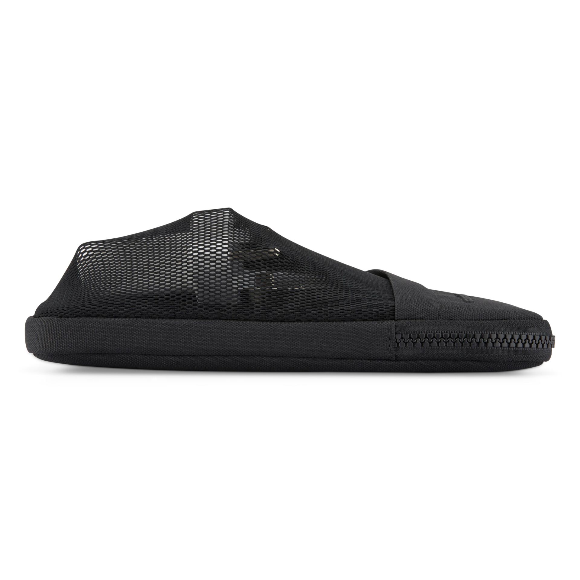 Schuh, Slipper, Mesh, Gummisohle, Schwarz