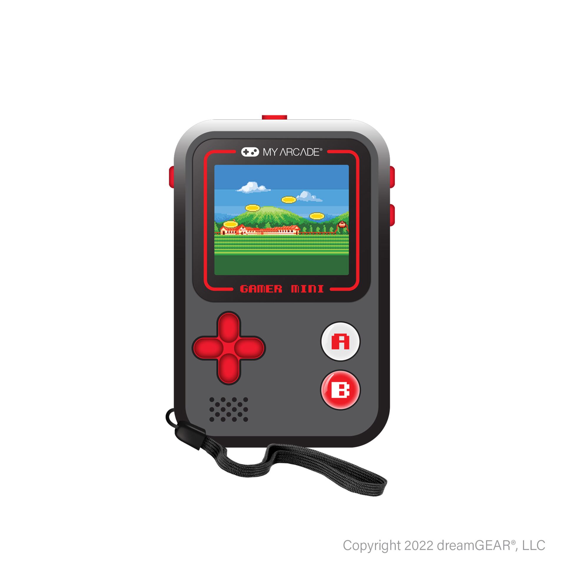 dreamGear My Arcade  Gamer Mini Classic Black & Red