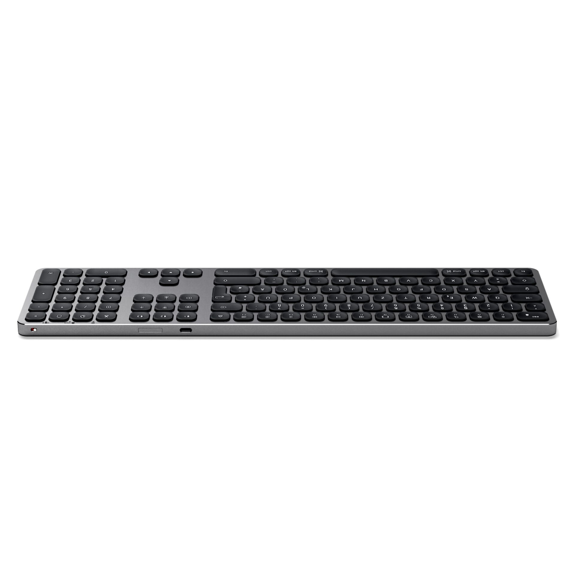 Tastatur, QWERTZ-Layout, Kabellose Tastatur, Schwarz, Länge?, Tastatur, Bluetooth, QWERTZ, LED-Tasten, Ultralang