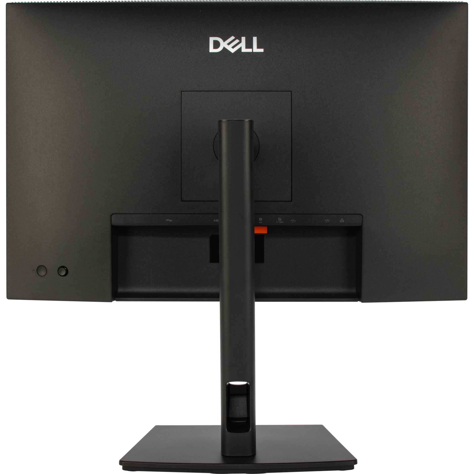 Computerbildschirm, Dell-Monitor, schwarz, verstellbarer Standfuß, Kabelmanagement