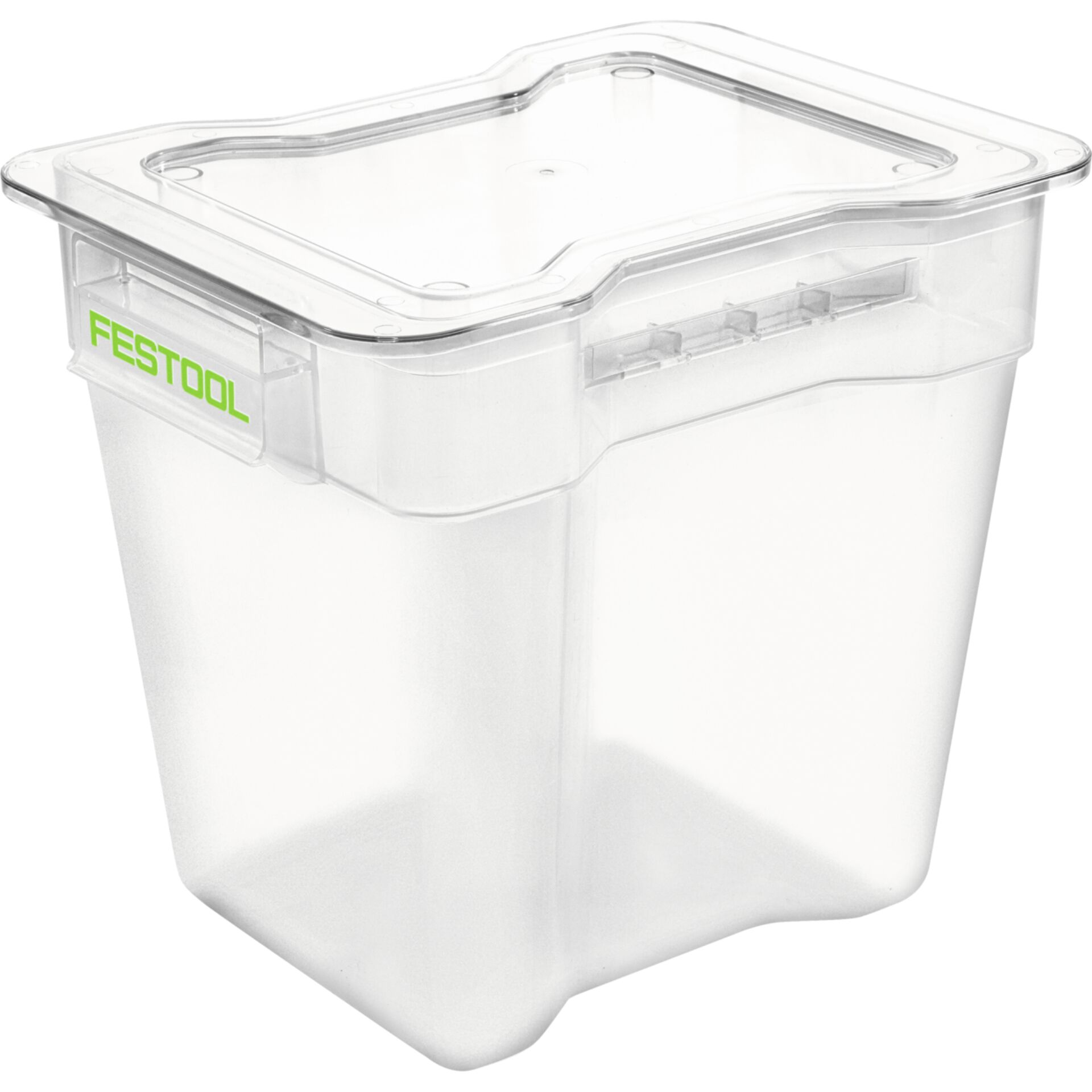 Lunchbox, Kunststoffbehälter, Transparent, Rechteckig, Deckel mit Clip