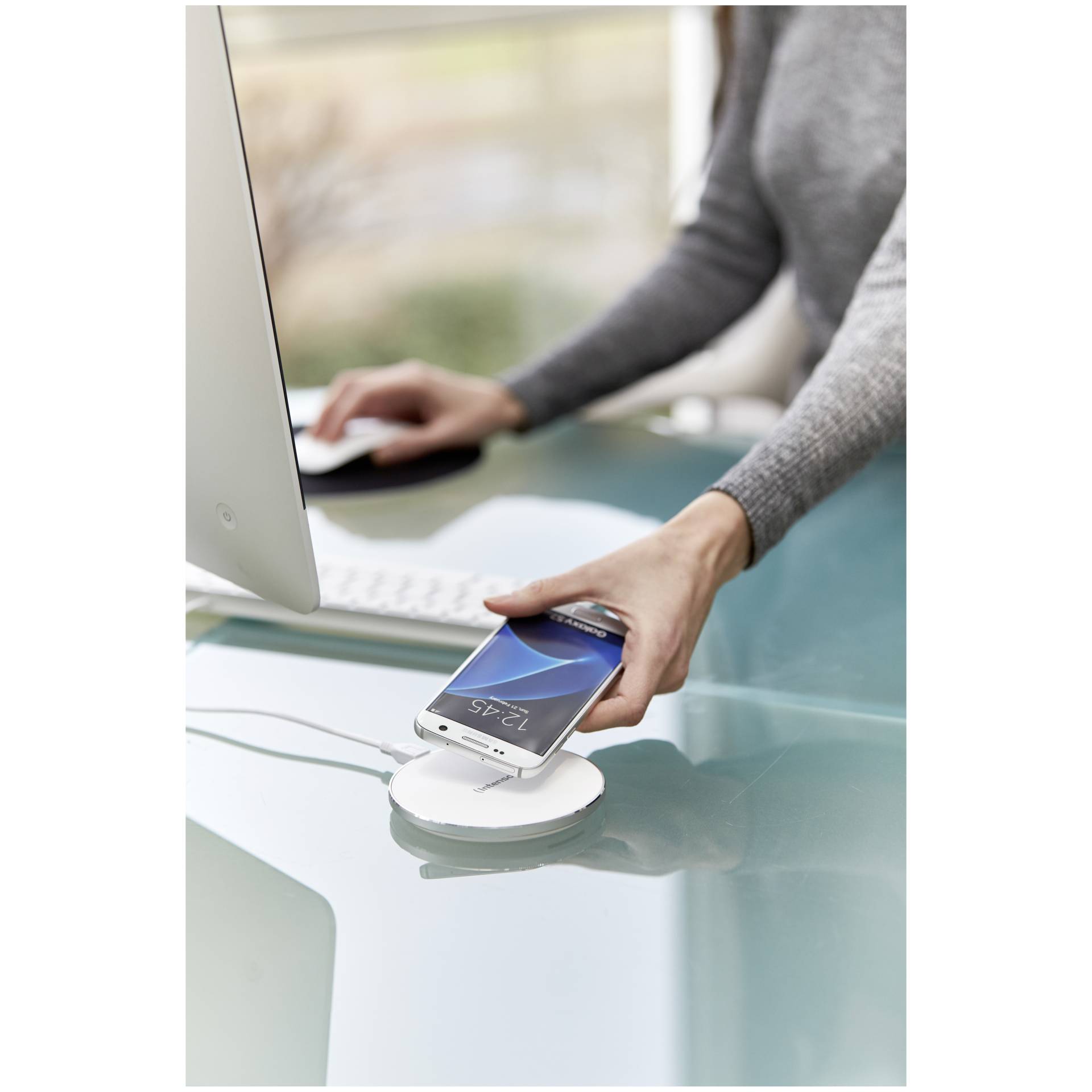 Handy, Telefon, Computer, Überwachen, Bildschirm