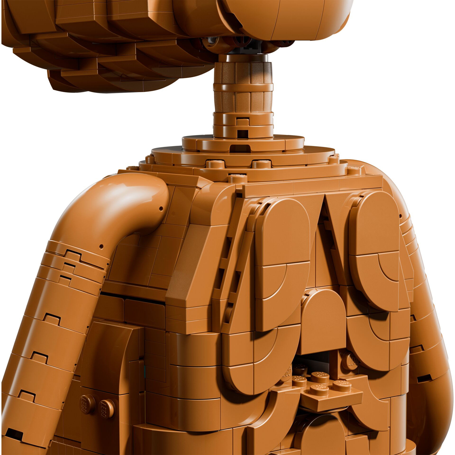 Lego, Figur, Kunststoff, Bronze-Braun, Gelenk