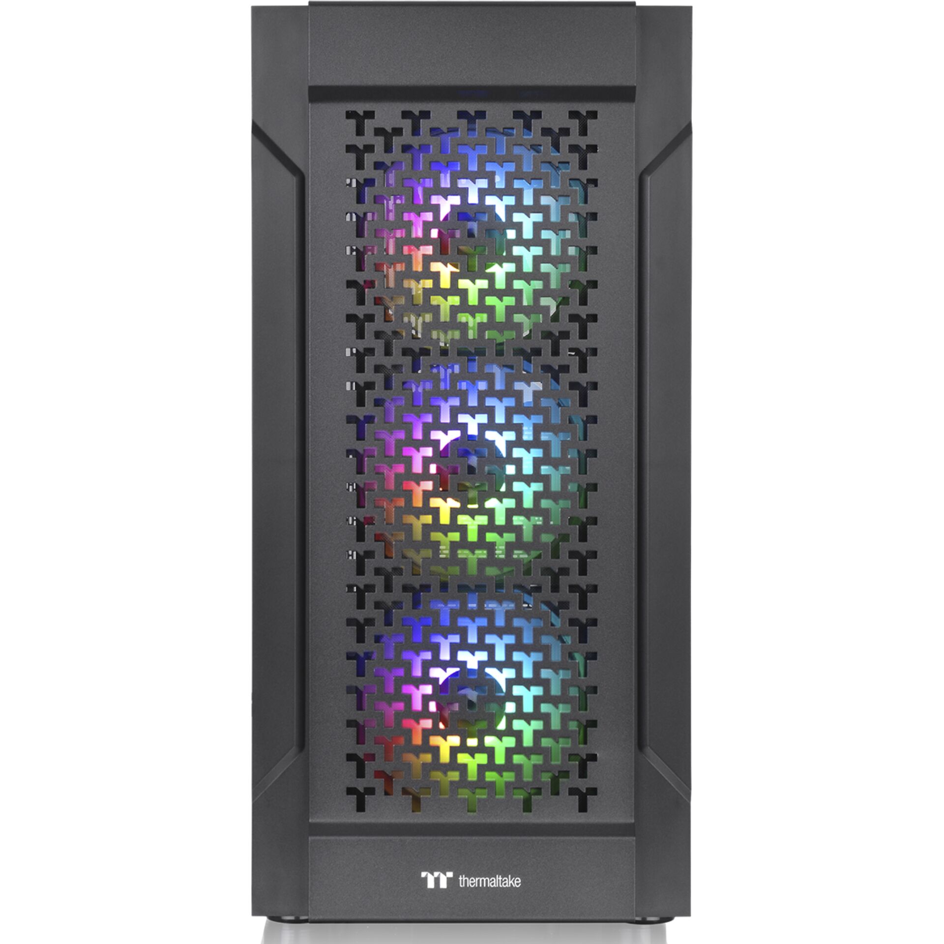 PC-Gehäuse, Mid-Tower, RGB-Beleuchtung, Mesh-Front, Thermaltake