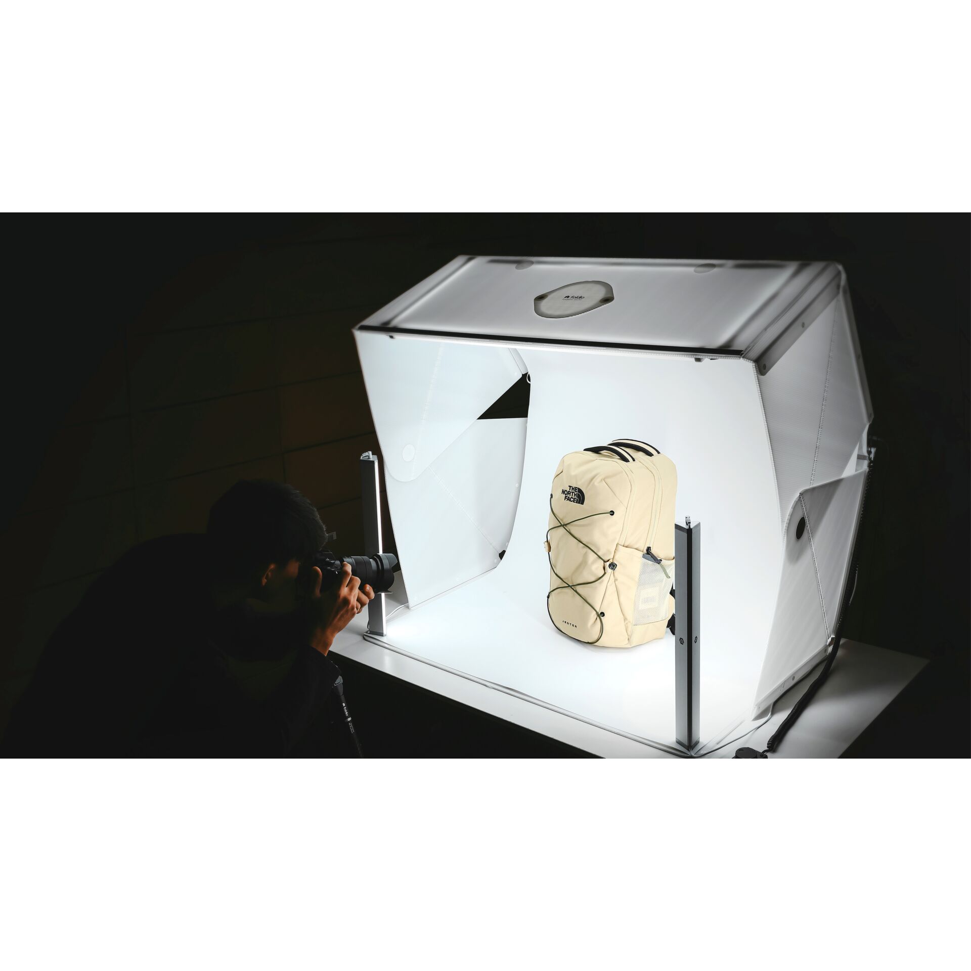 Rucksack, Beige, Canvas, Fotografie, Studio