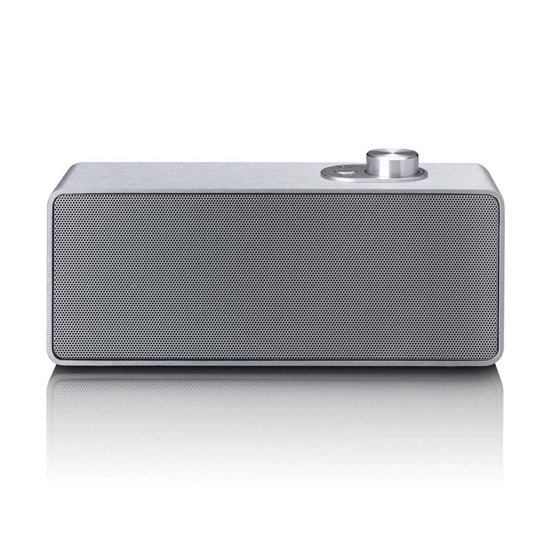 Lautsprecher, Bluetooth, Kompakt, Metall, Grau