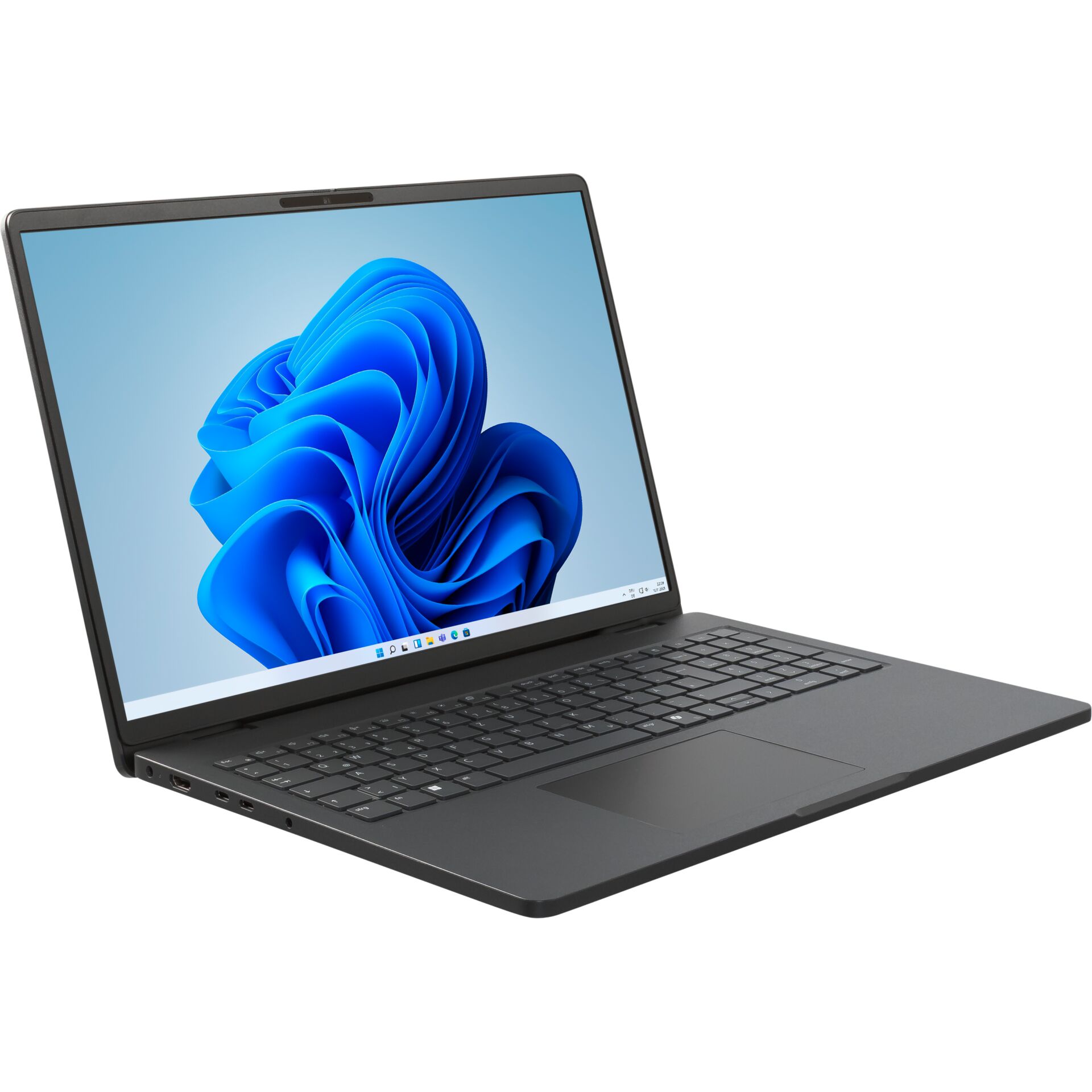 Laptop, Windows 11, Dunkelgrau, Tastatur, Touchpad
