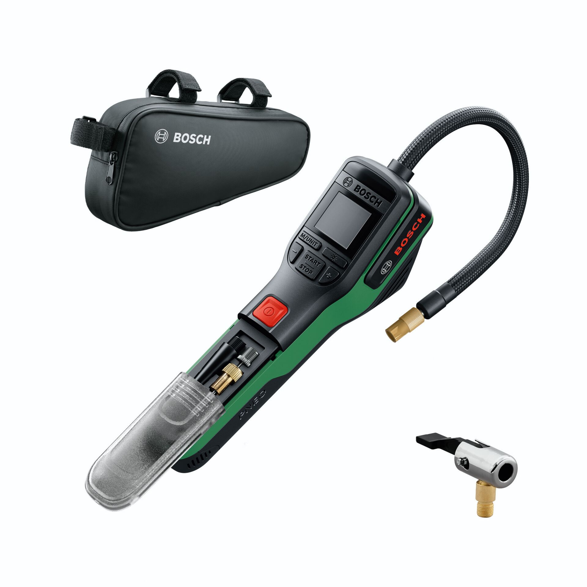 Bosch PNEO, Fahrradtasche  Akku-Druckluftpumpe
