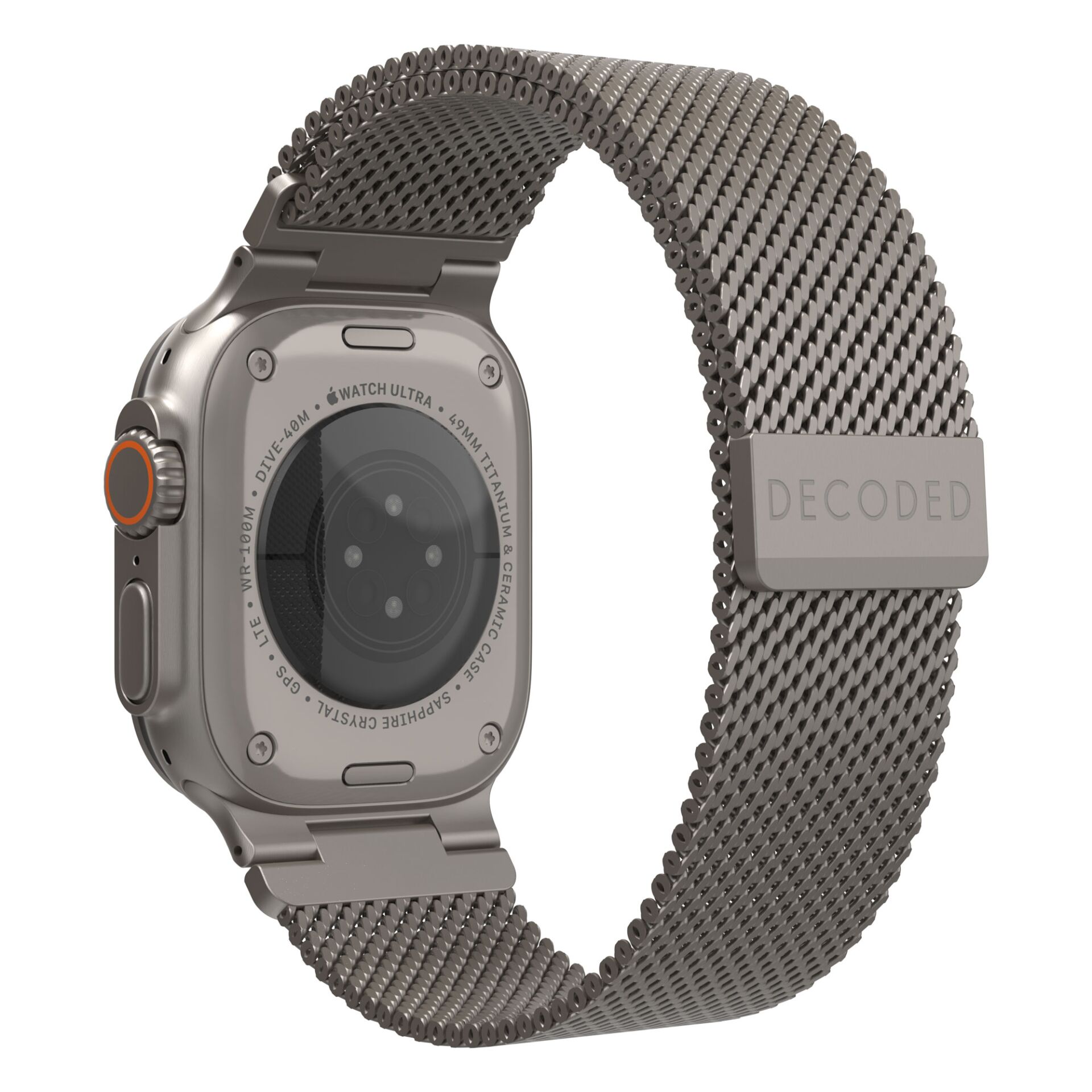 Uhrenrücken, Smartwatch, Metallband, Mesh-Band, Gehäuse