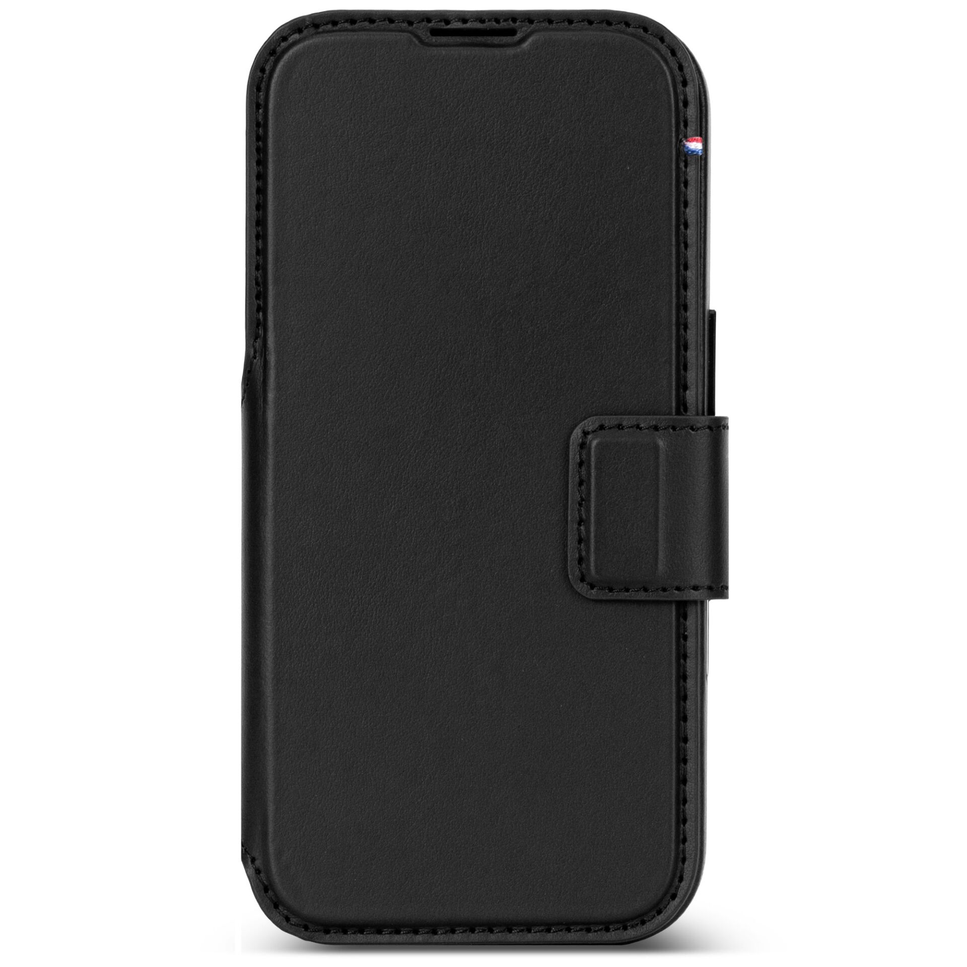 Schutzhülle, Flipcase, Schwarz, Lederoptik, Kartenfach