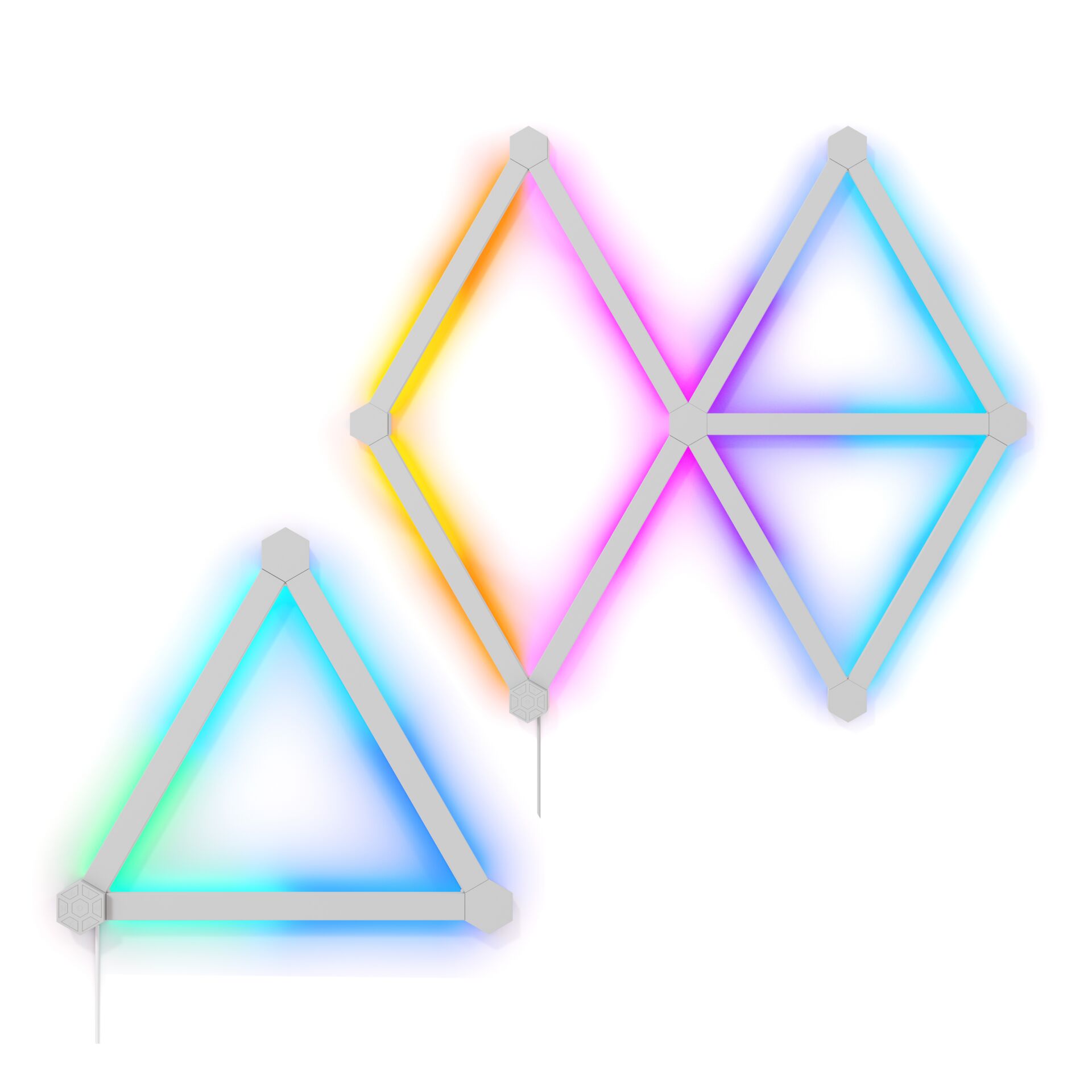 Dreieck, Kronleuchter, Lampe