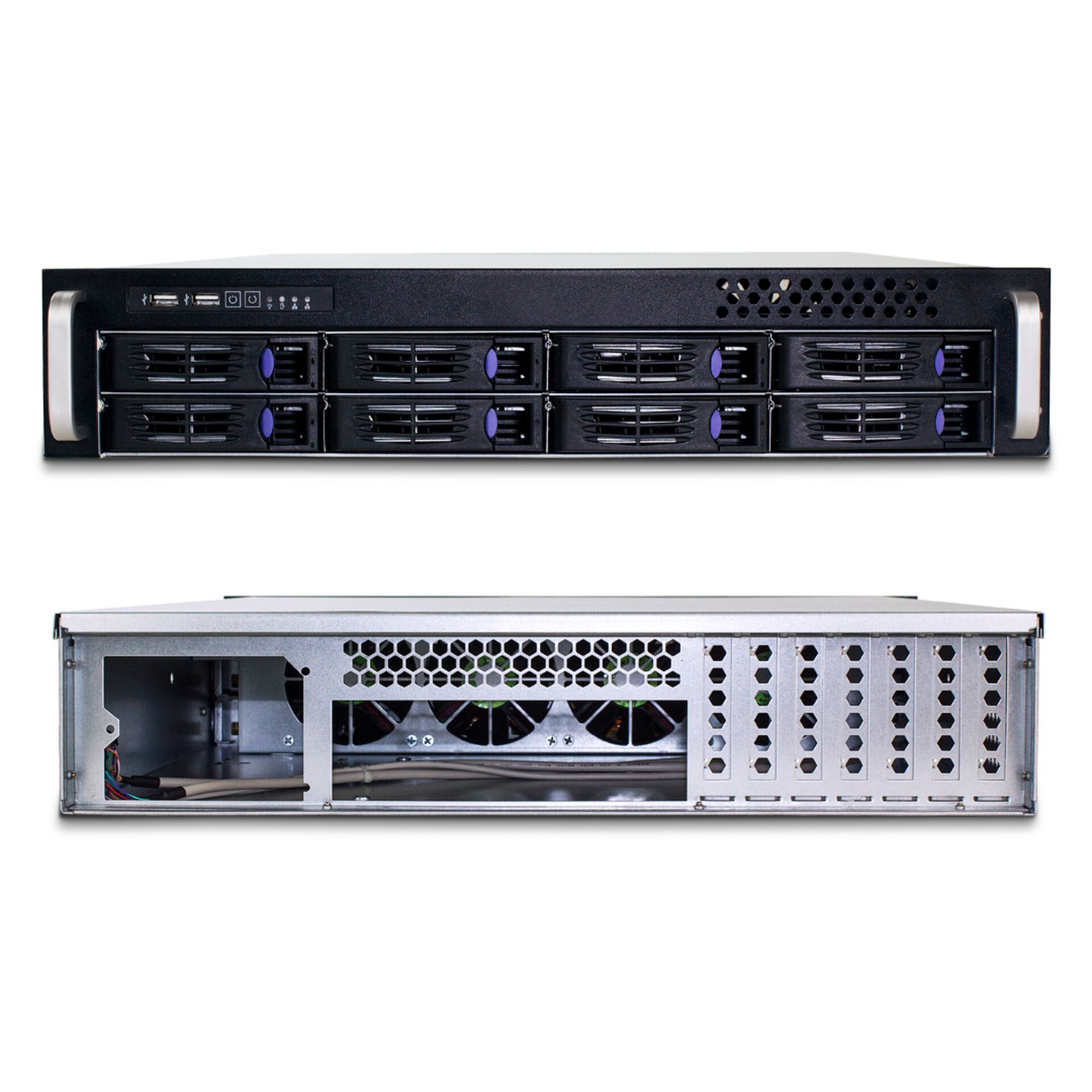 server, rack-montage, speicher, hardware, 2U rack