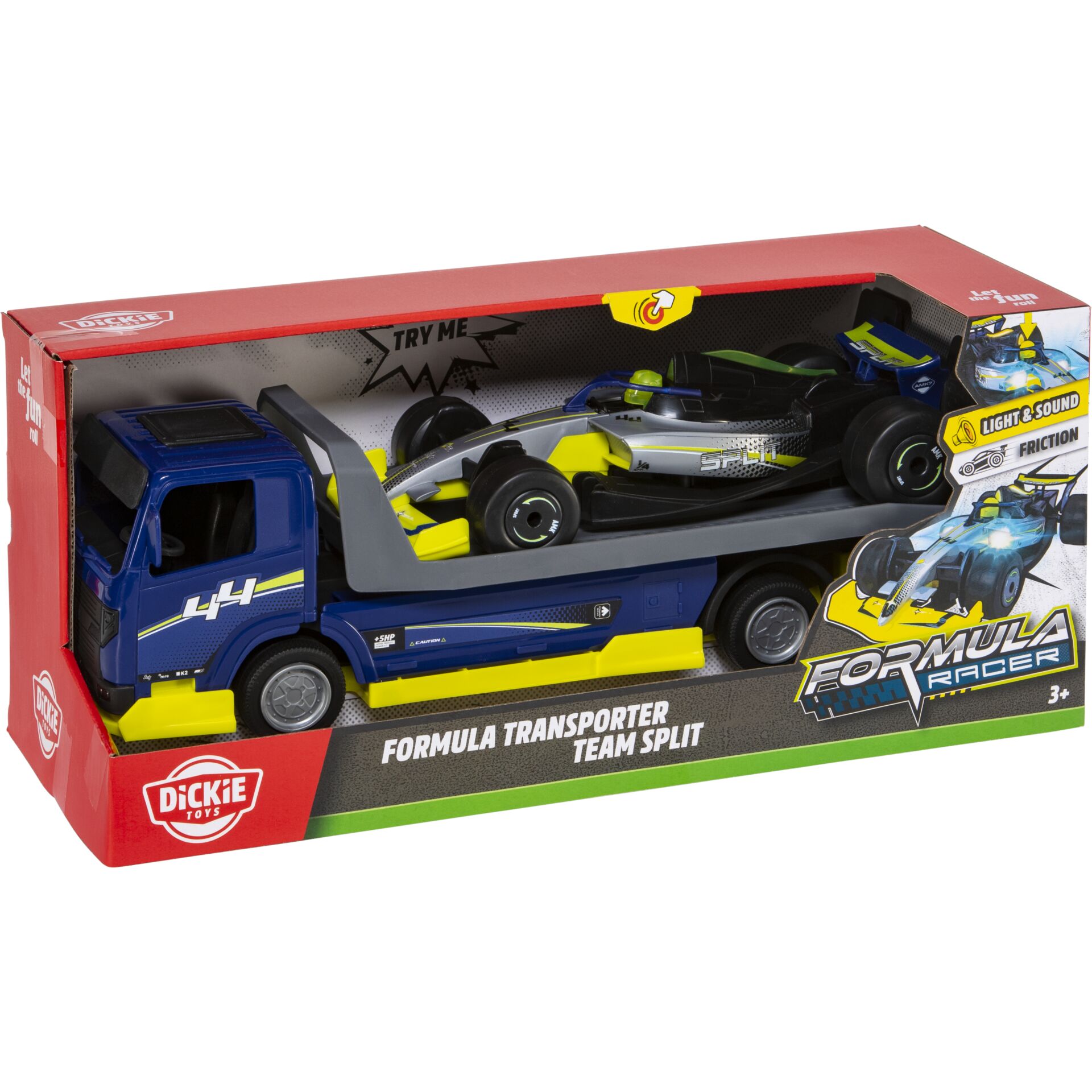 Formel 1 Auto, Transporter, Rennwagenset, Spielzeugtruck, Formel-Racer