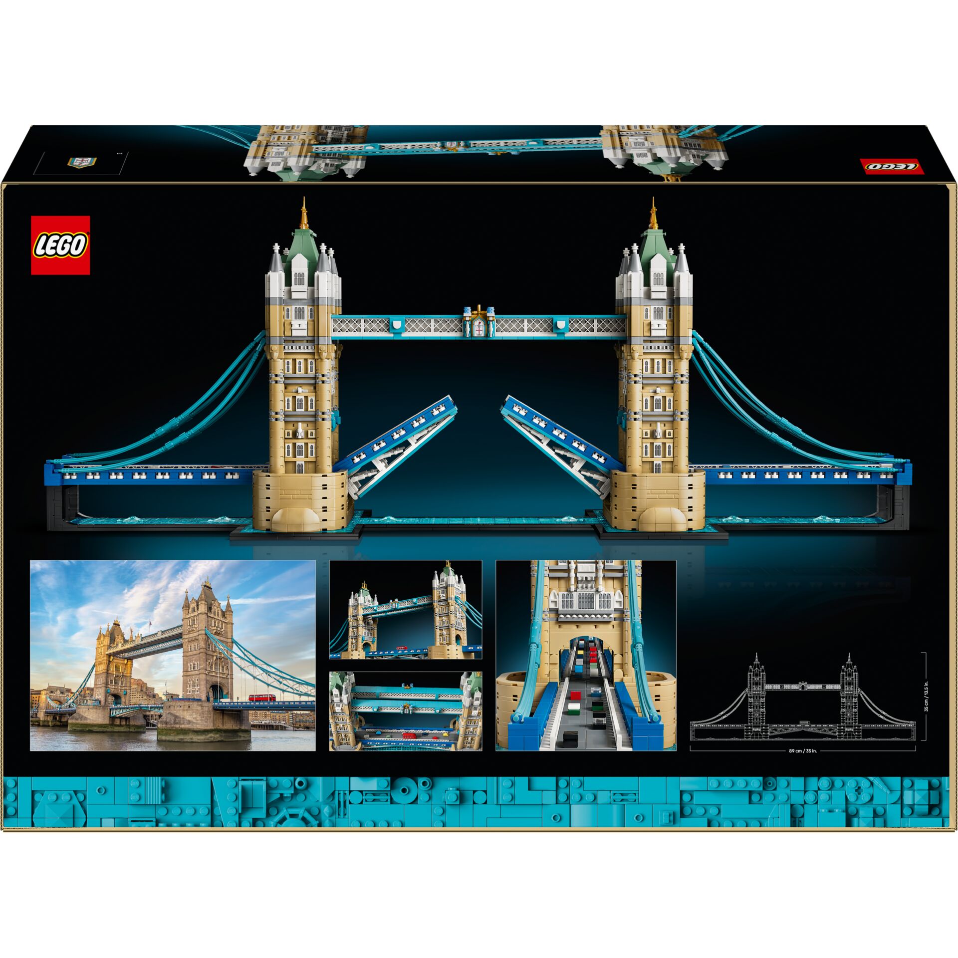 lego, brücke, turm, modell, bausatz