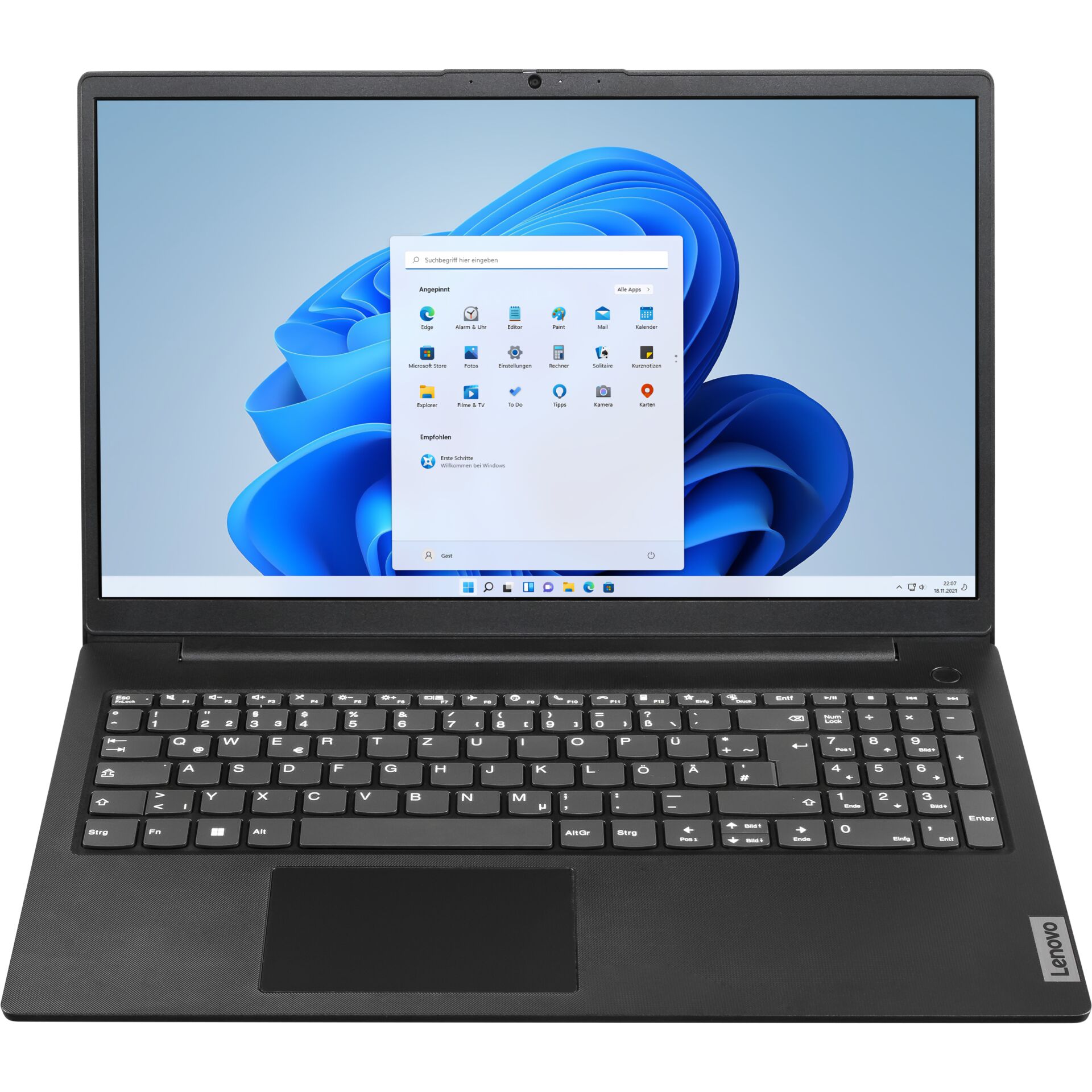 laptop, Notizbuch, schwarz, Tastatur, Lenovo