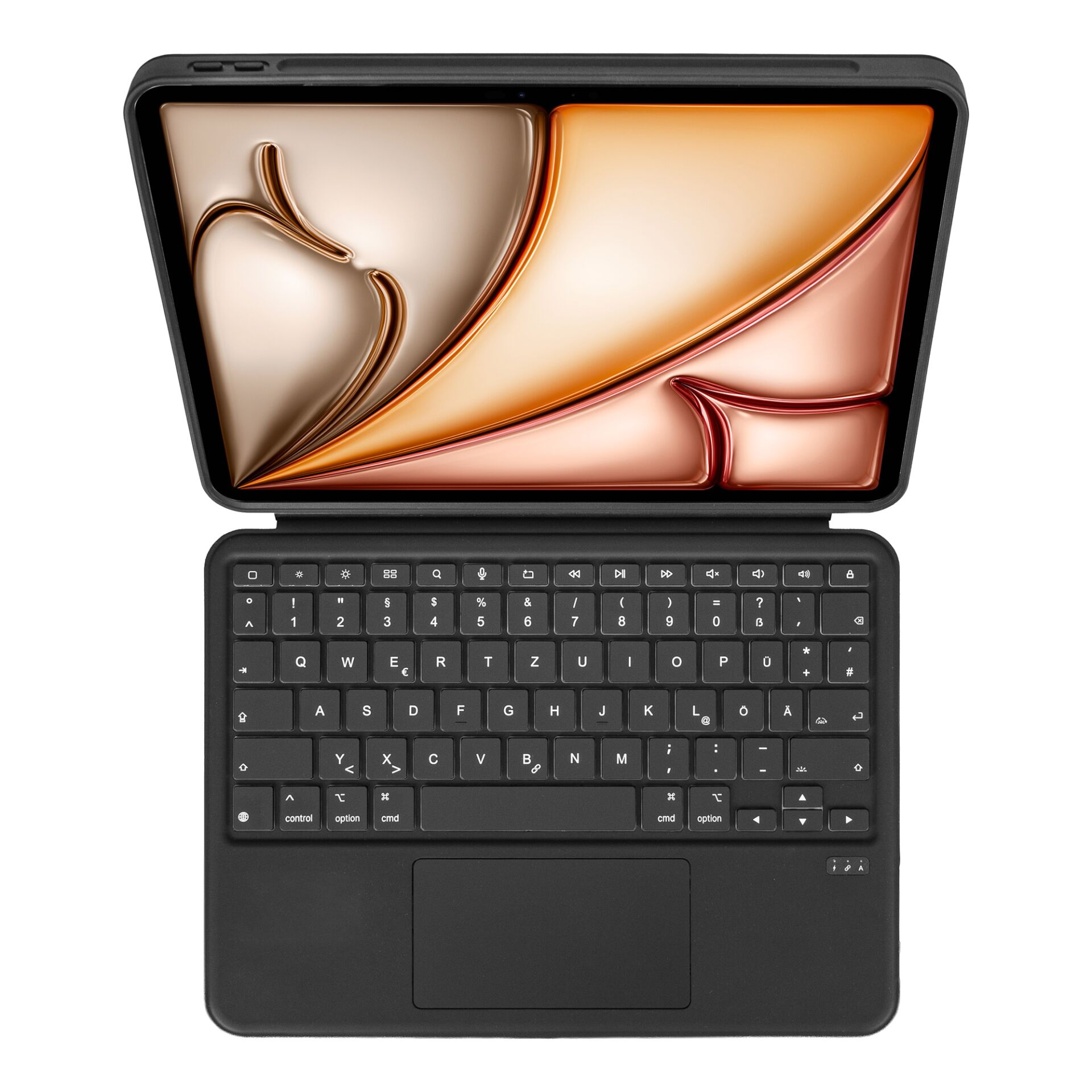 tablet case, iPad case, schwarz, stativhülle, Falt-Design, Laptop, 2-in-1, Touchscreen, Tastatur, Schwarz, Laptop, 2-in-1, Schwarz, Tastatur, Touchpad