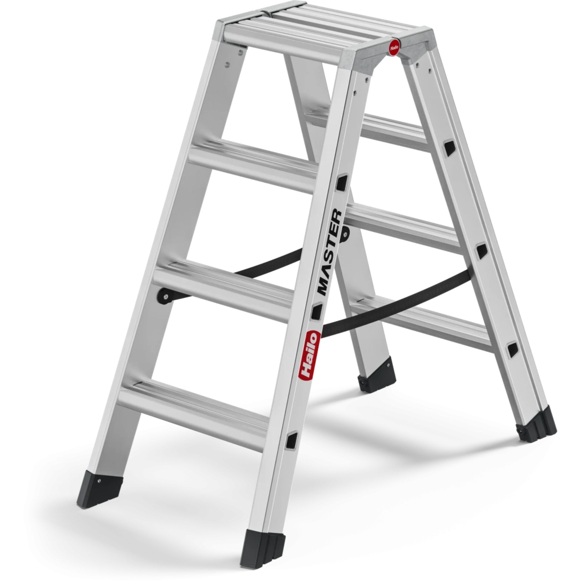 Hailo Master D100  2 x 4 Stufen-Leiter