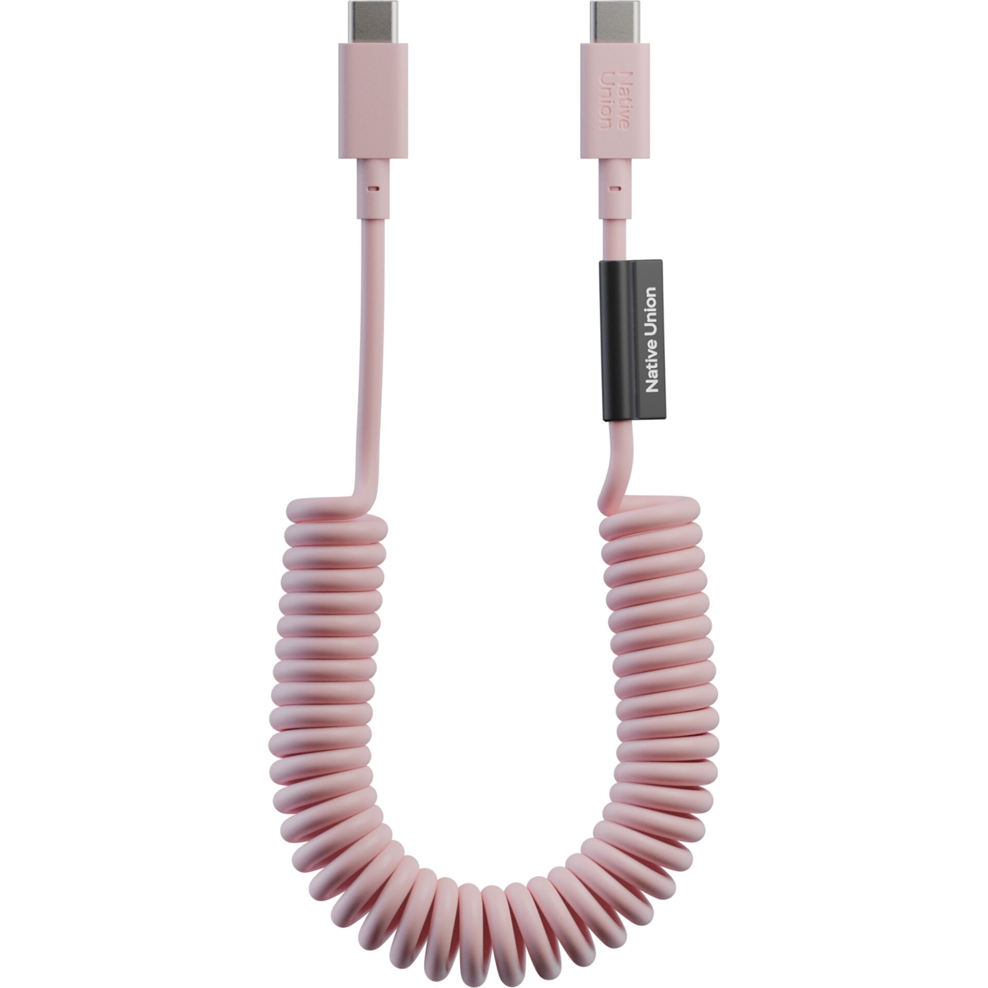 pink, gewickelte-kabel, usb-c, datenkabel, tangle-frei