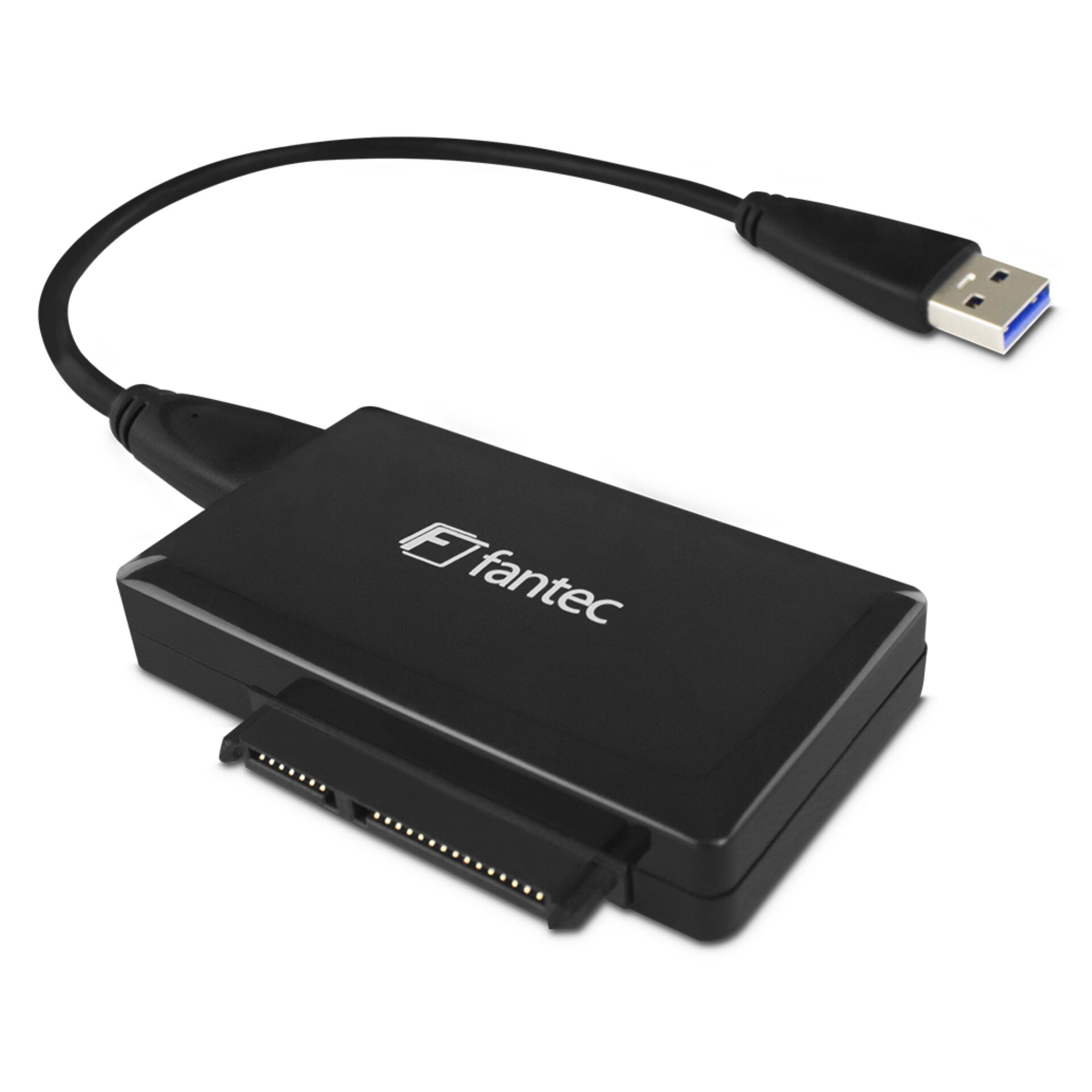 USB-A Adapter, SATA zu USB, externer Adapter, schwarz, Kabeladapter