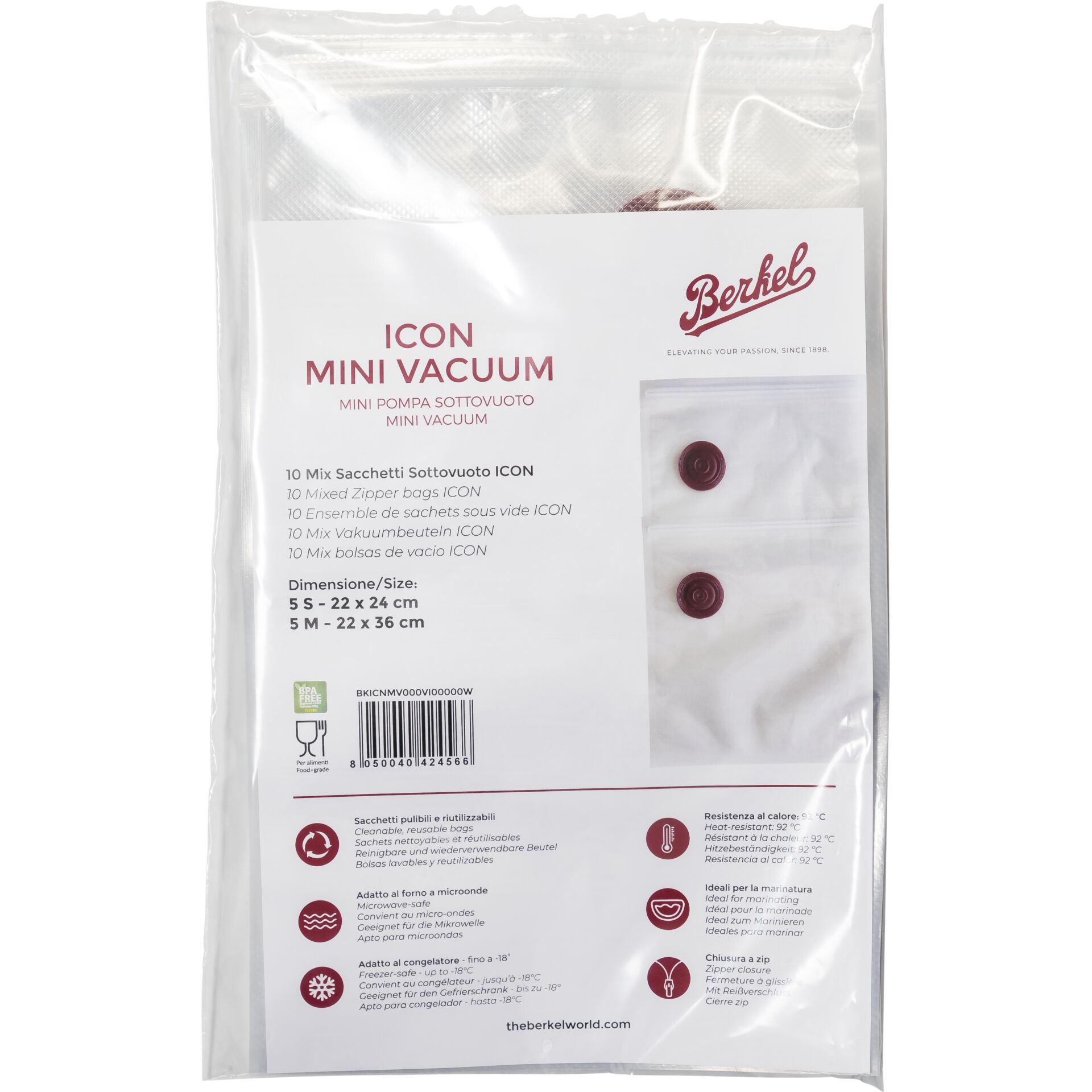 Mini-Vakuum, Icon, Beutel, Vakuumbeutel, Set