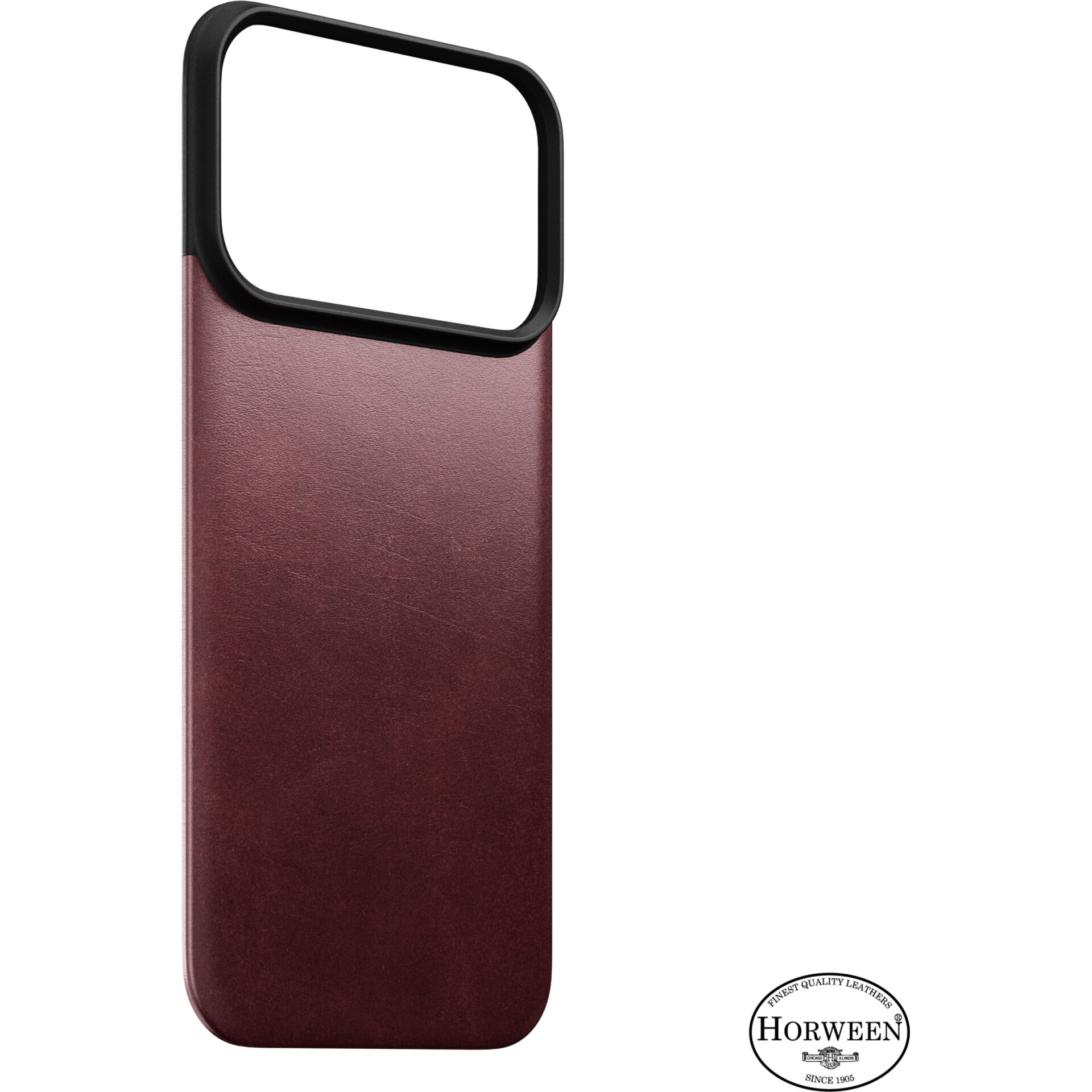 iPhone case, phone case, Leder, burgunder, Zweifarbig