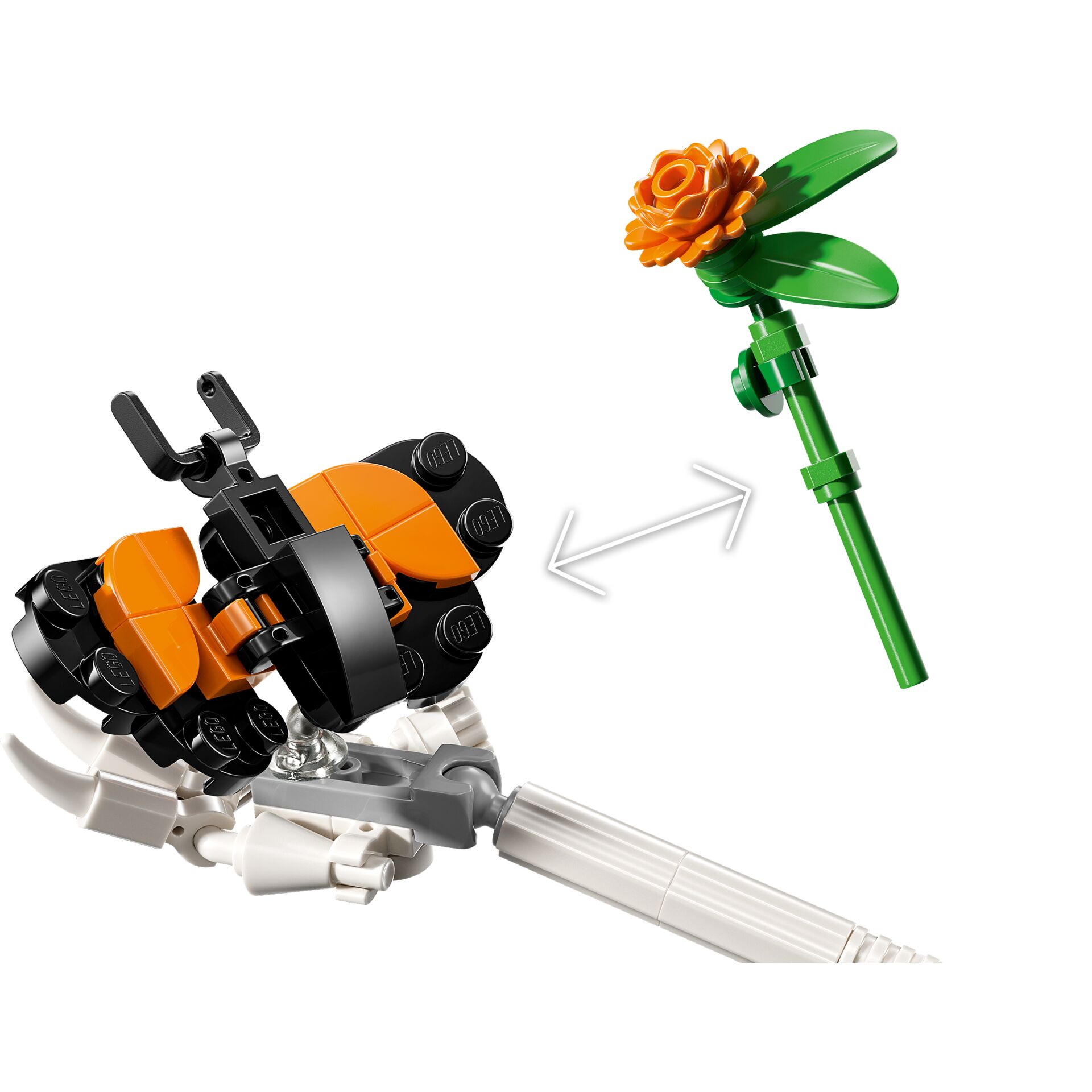 Lego, Figur, Blume, Blumenstiel, Werkzeug?