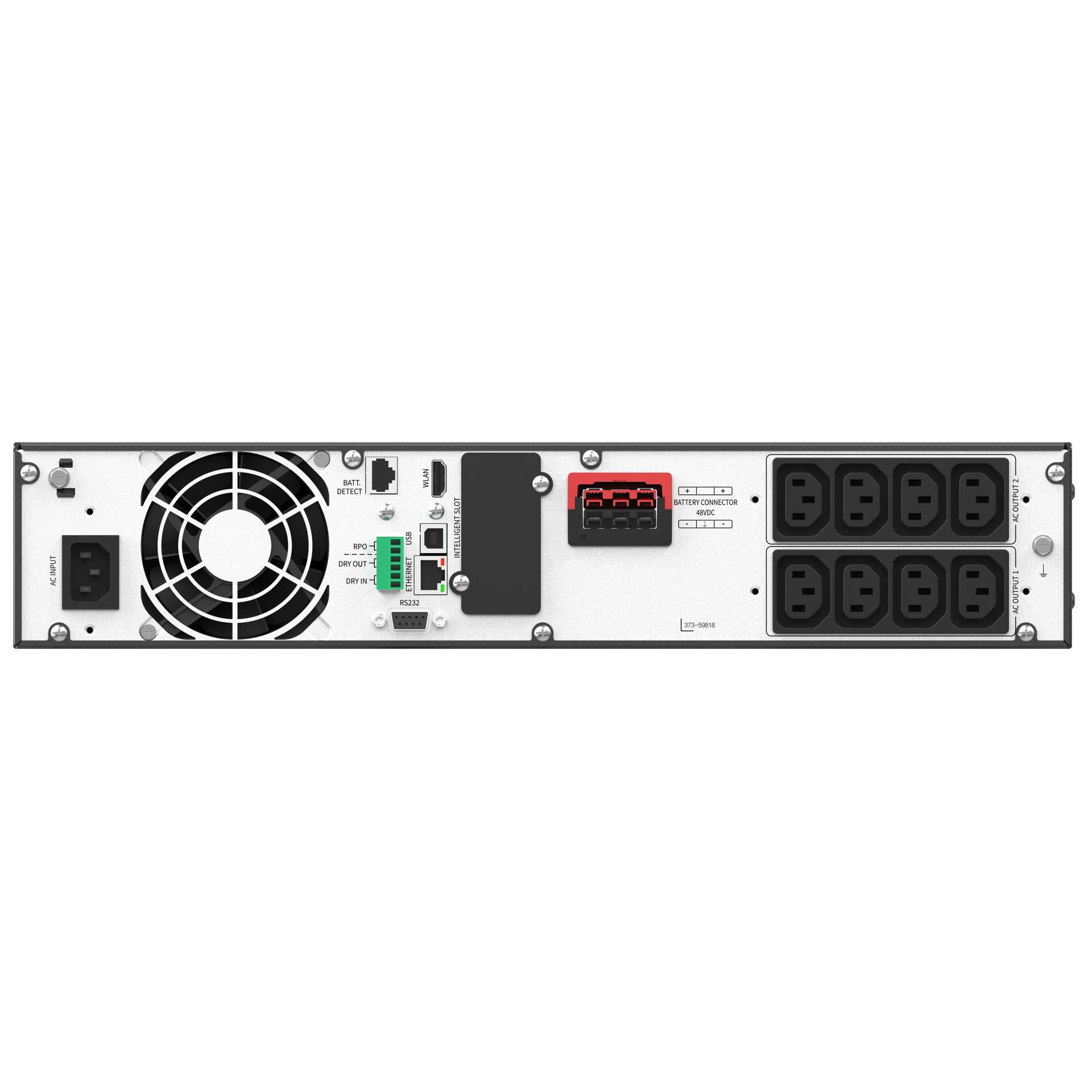 Server, Netzteil, Rückseite, Stromanschluss, Kühlventilator
